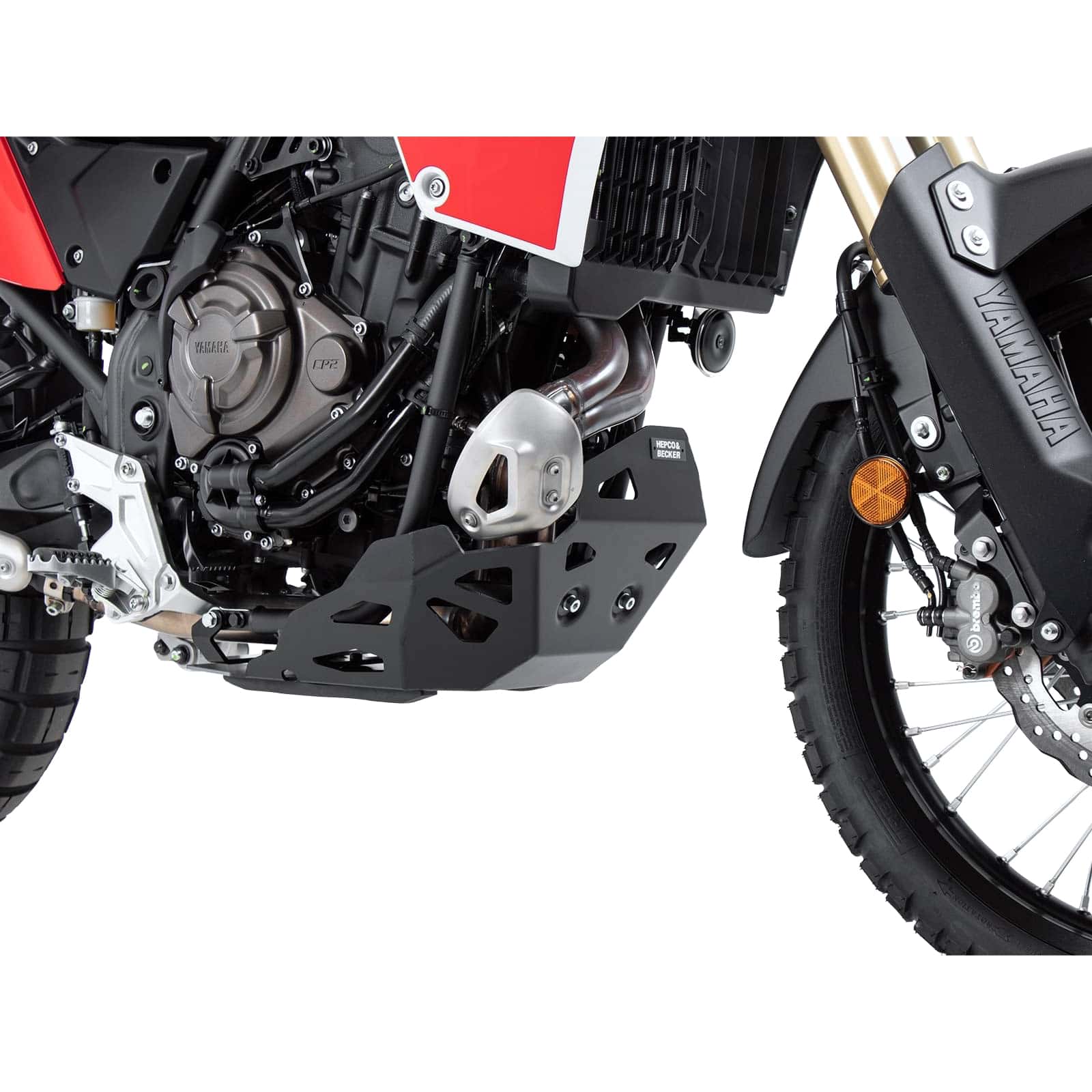 Hepco & Becker Alu Motorschutz schwarz für Yamaha Tenere 700 2021-2024 - Motorradteile & Ersatzteile - Verkleidungen & Abdeckungen