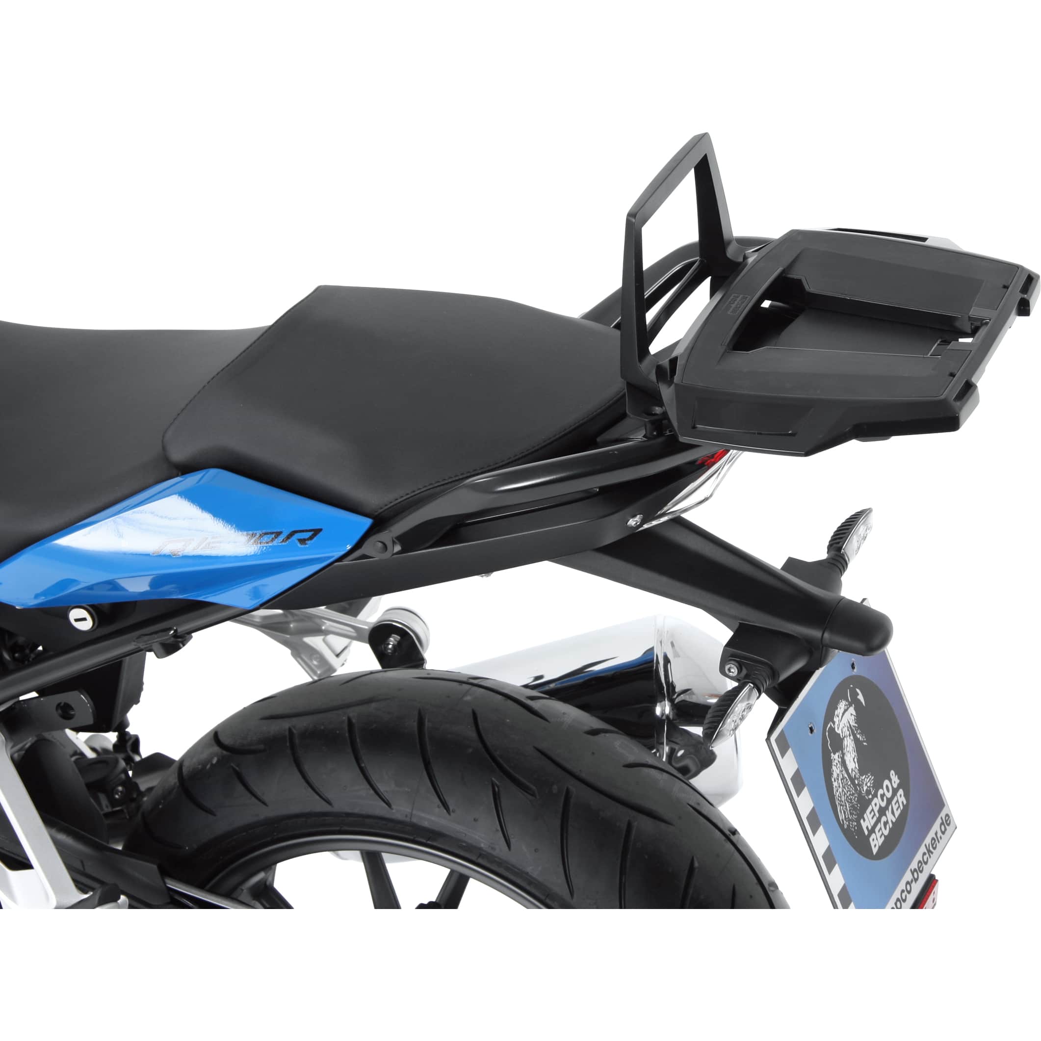 Hepco & Becker Alurack Gepäckbrücke schwarz für BMW R 1250 RS mit OEM-Träge - Motorradzubehör - Motorradgepäck
