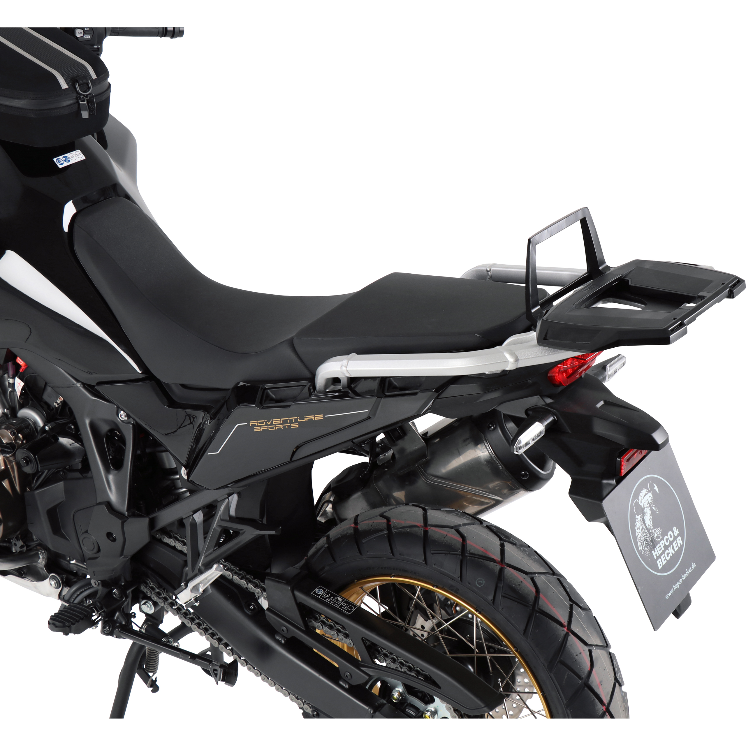Hepco & Becker Alurack Gepäckbrücke schwarz für Honda CRF 1100 Adventure Sp - Motorradzubehör - Motorradgepäck