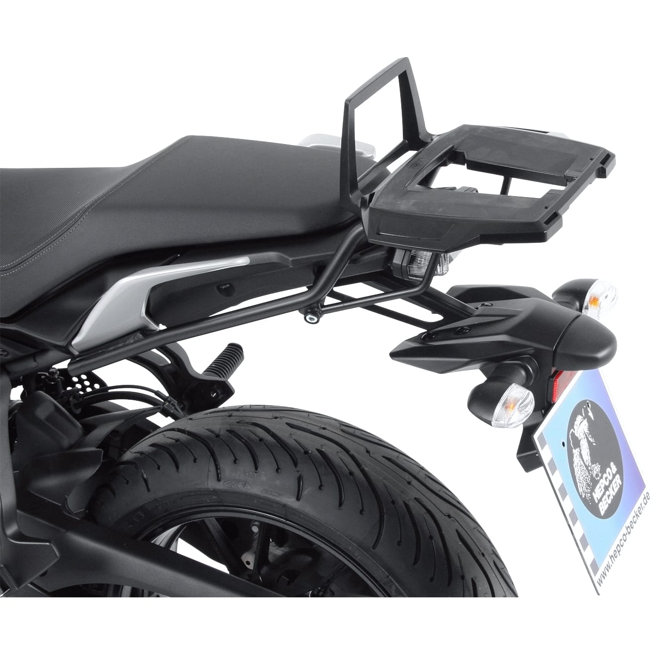 Hepco & Becker Alurack Gepäckbrücke schwarz für Yamaha Tracer 7 /GT 2021- - Motorradzubehör - Motorradgepäck