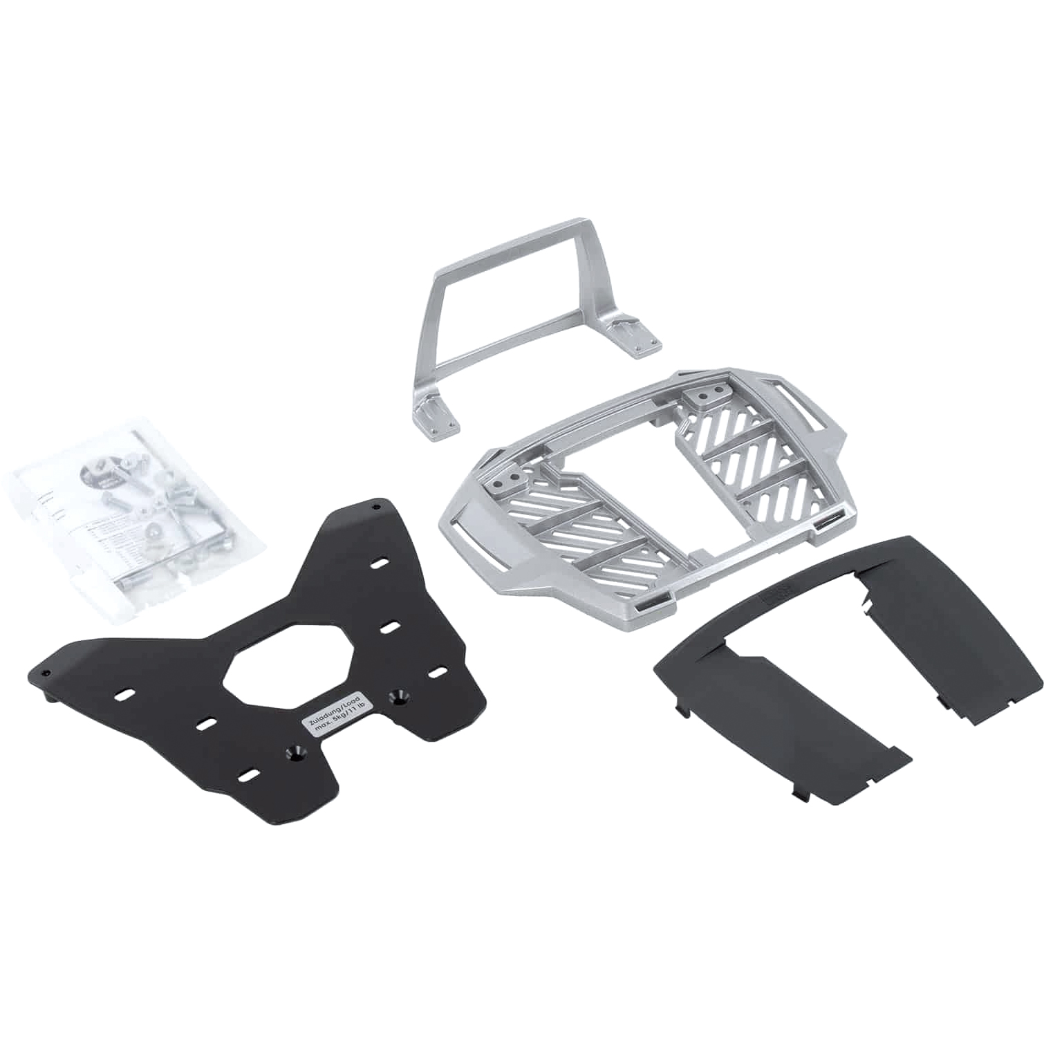 Hepco & Becker Alurack Gepäckbrücke silber für BMW R 1250 GS - Motorradzubehör - Motorradgepäck