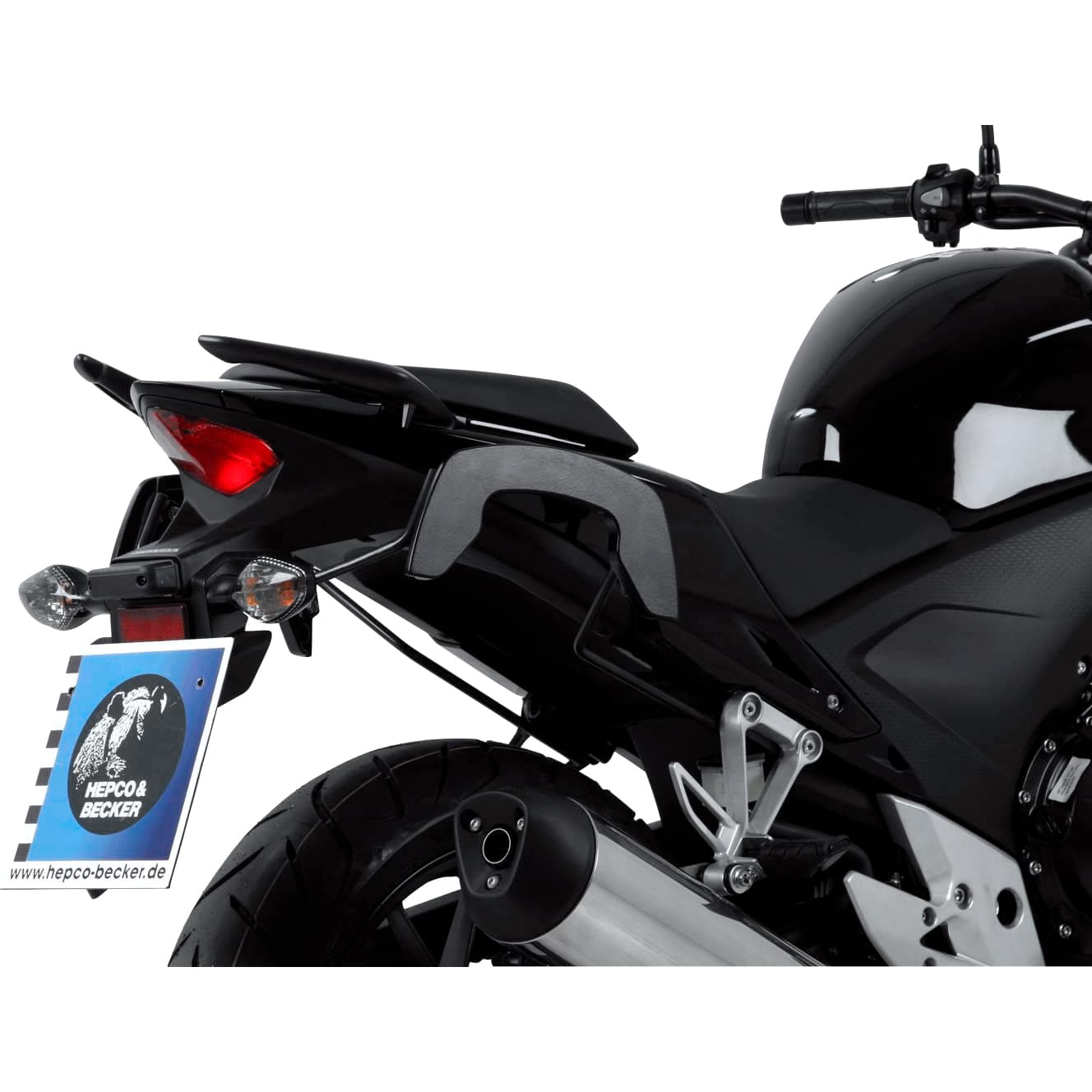 Hepco & Becker C-Bow Seitentaschenhalter anthrazit für CBR 500 R 2013-2015 - Motorradzubehör - Motorradgepäck
