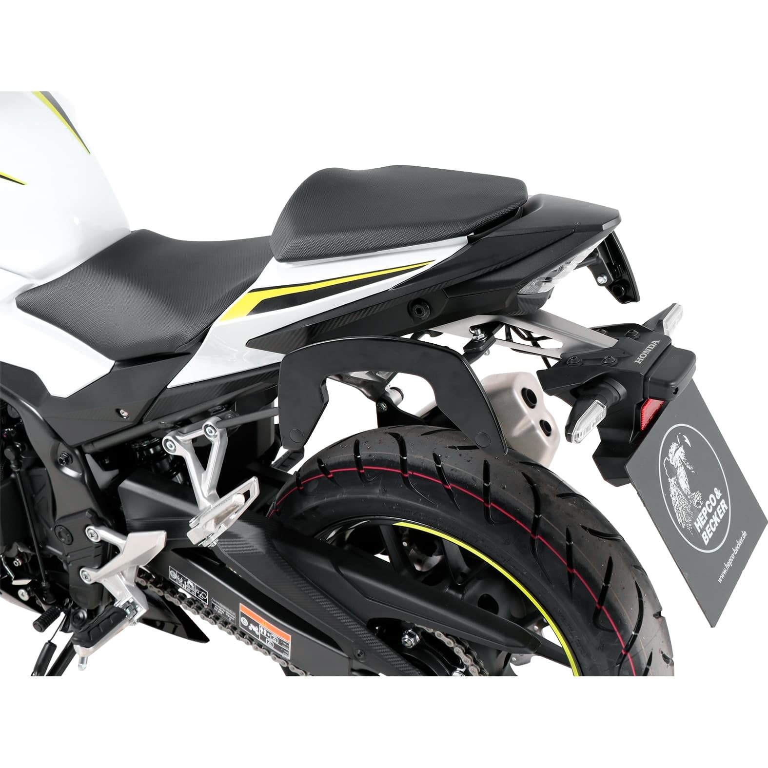 Hepco & Becker C-Bow Seitentaschenhalter anthrazit für Honda CBR 500 R 19- - Motorradzubehör - Motorradgepäck