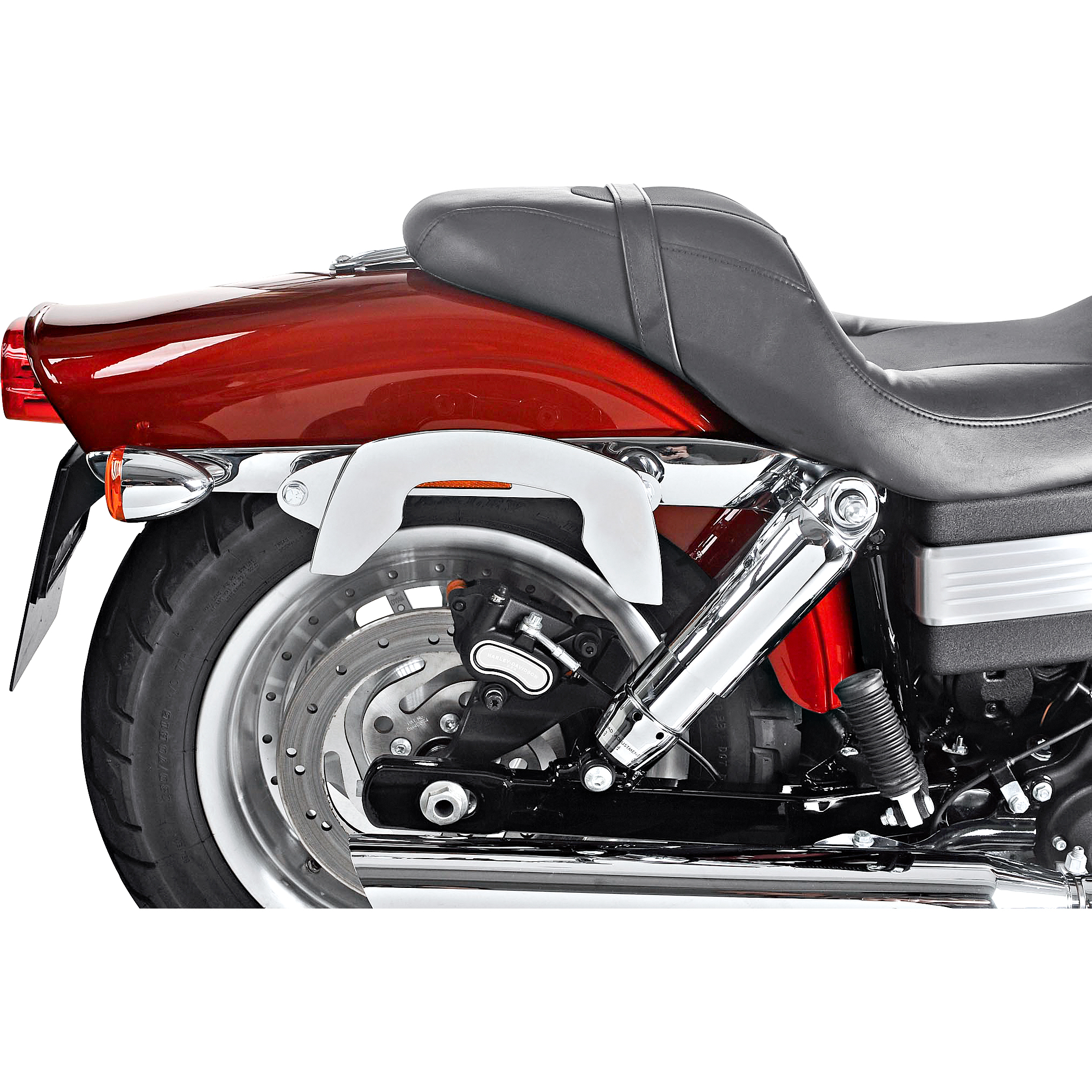 Hepco & Becker C-Bow Seitentaschenhalter chrom für Dyna Fat Bob 2008-2017 - Motorradzubehör - Motorradgepäck
