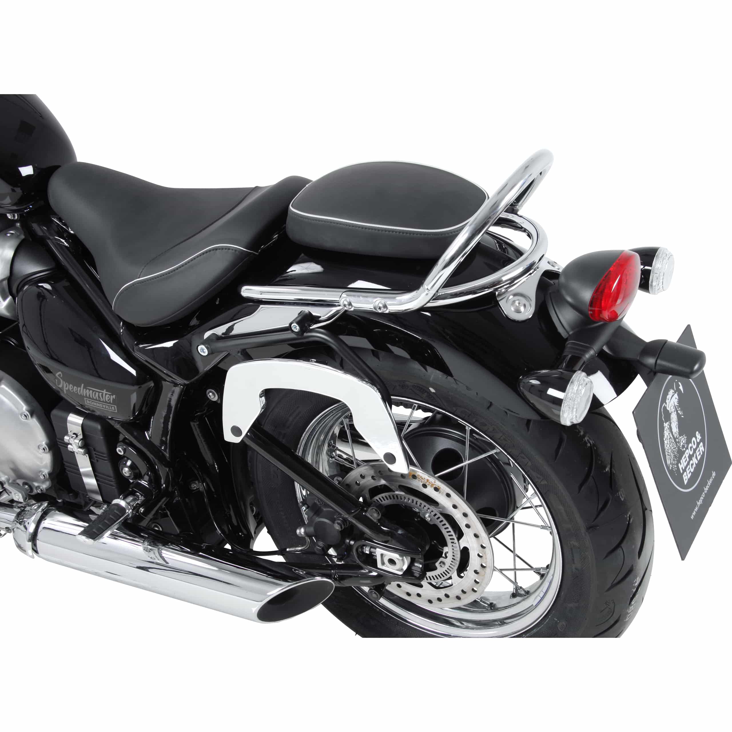 Hepco & Becker C-Bow Seitentaschenhalter chrom für Triumph Speedmaster 1200 - Motorradzubehör - Motorradgepäck