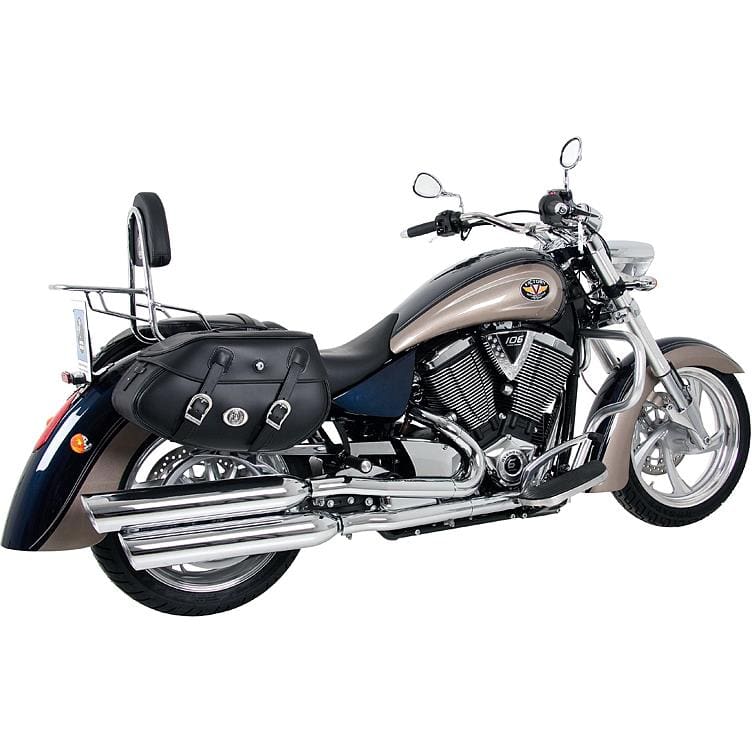 Hepco & Becker C-Bow Seitentaschenhalter chrom für Victory Kingpin 03-16 - Motorradzubehör - Motorradgepäck