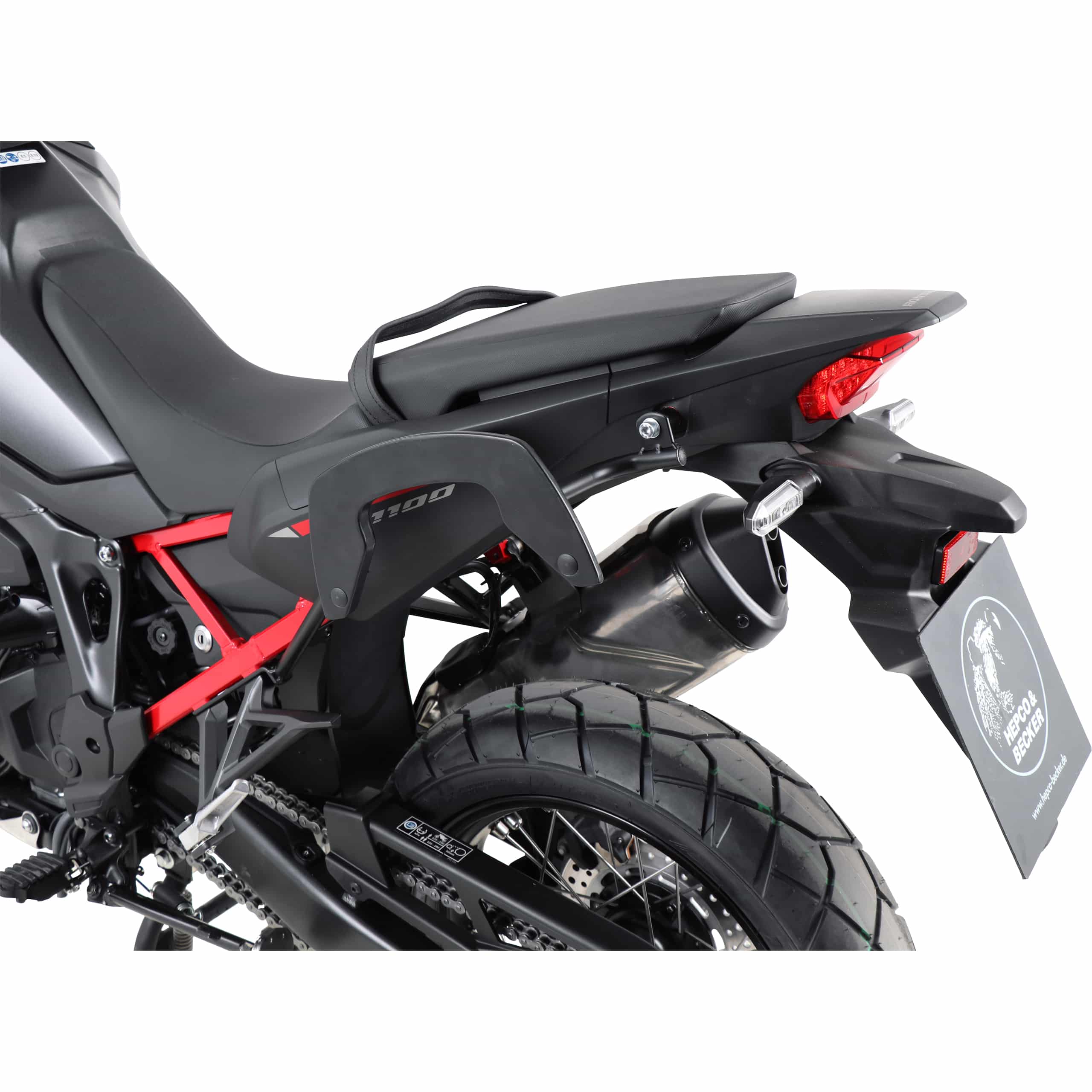 Hepco & Becker C-Bow Seitentaschenhalter schwarz für CRF 1100 AT 20-23 - Motorradzubehör - Motorradgepäck