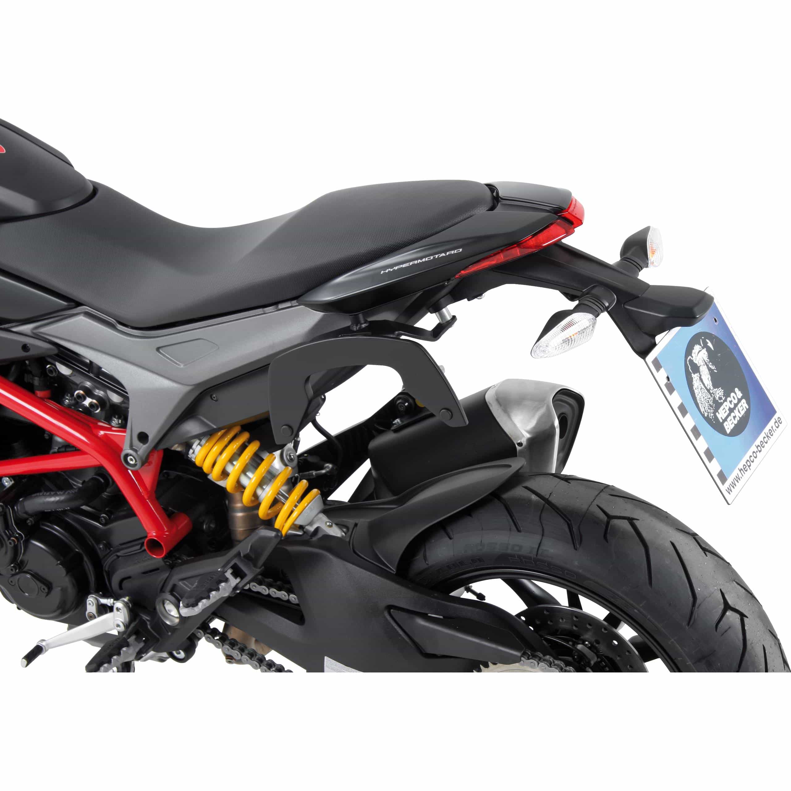 Hepco & Becker C-Bow Seitentaschenhalter schwarz für Duc Hypermotard 821/SP - Motorradzubehör - Motorradgepäck