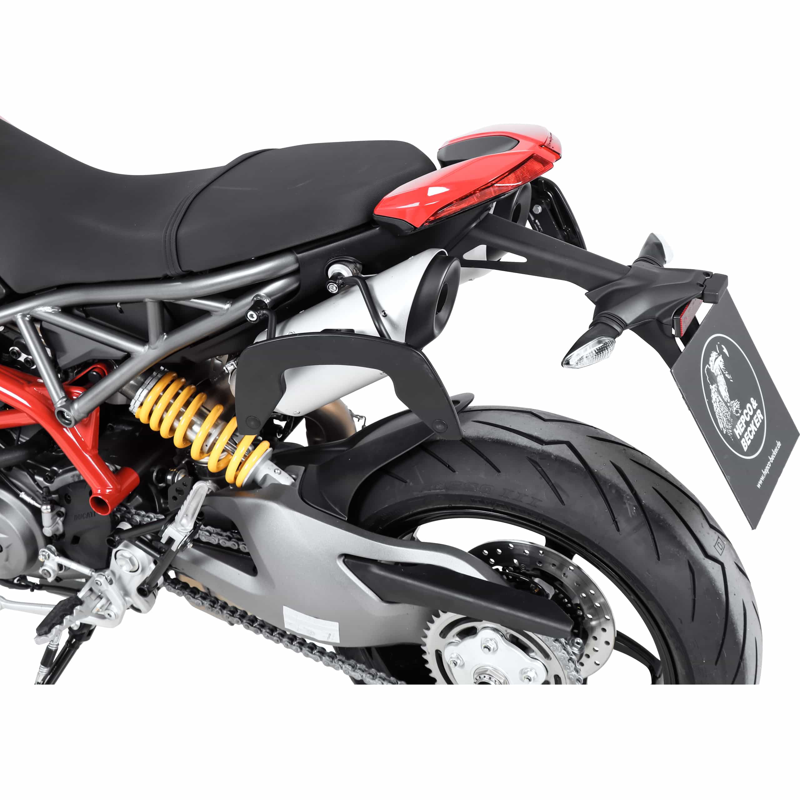 Hepco & Becker C-Bow Seitentaschenhalter schwarz für Duc Hypermotard 950/SP - Motorradzubehör - Motorradgepäck