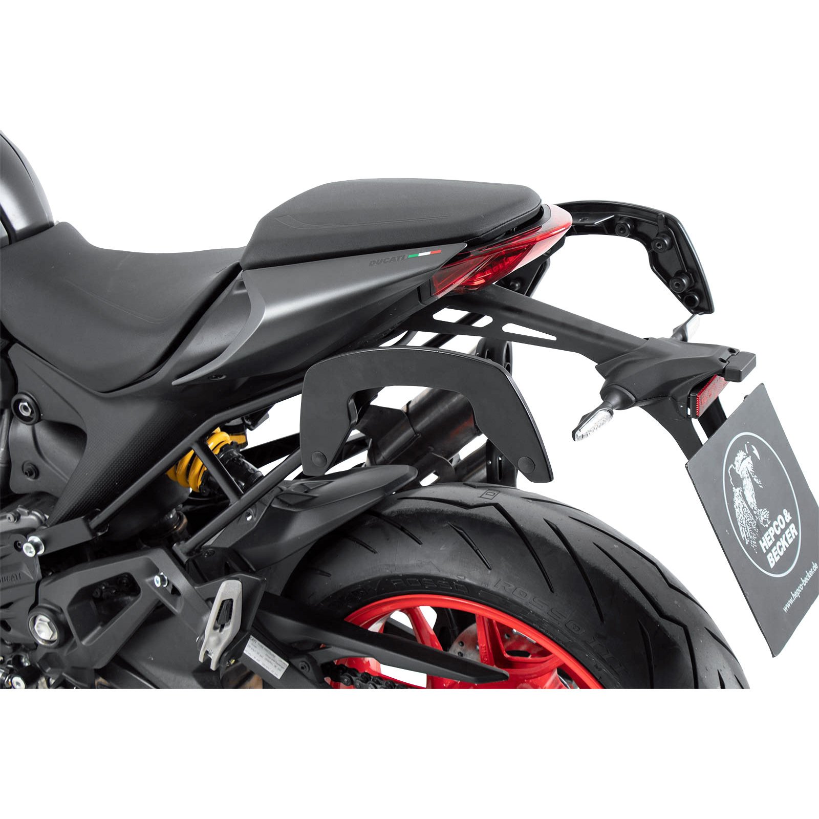Hepco & Becker C-Bow Seitentaschenhalter schwarz für Ducati Monster 2021- - Motorradzubehör - Motorradgepäck