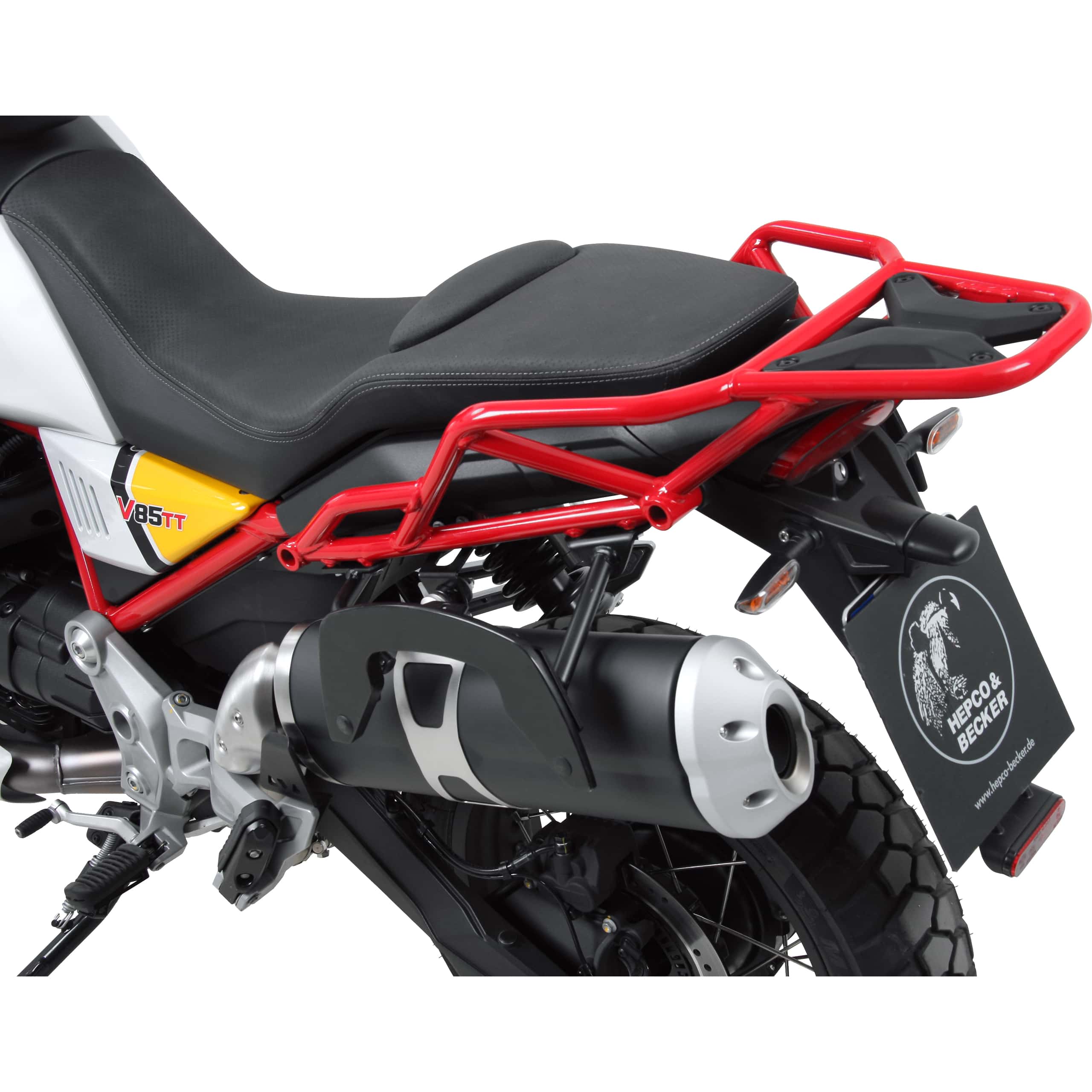 Hepco & Becker C-Bow Seitentaschenhalter schwarz für Guzzi V85 TT 2019-2023 - Motorradzubehör - Motorradgepäck