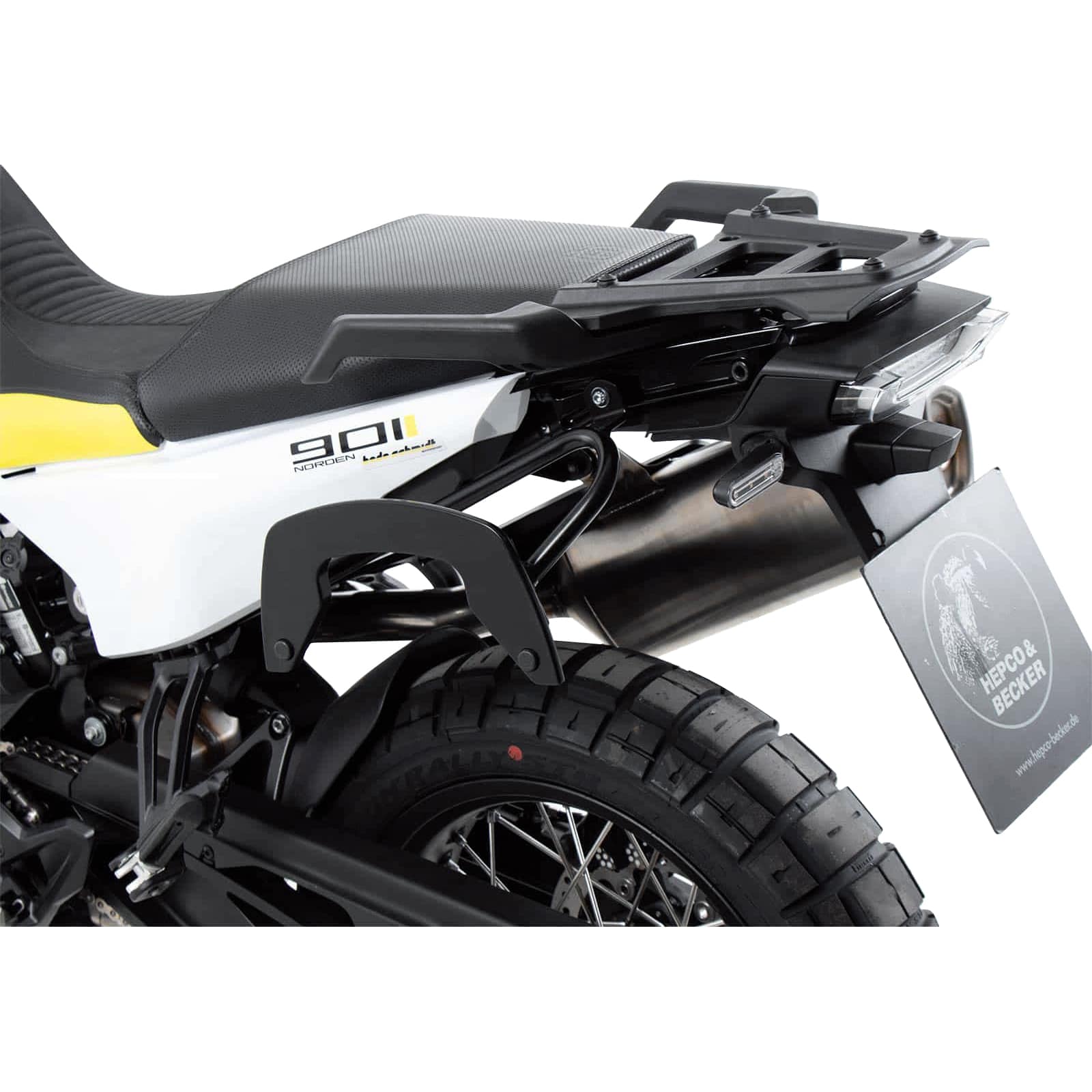 Hepco & Becker C-Bow Seitentaschenhalter schwarz für Husqvarna Norden 901 - Motorradzubehör - Motorradgepäck