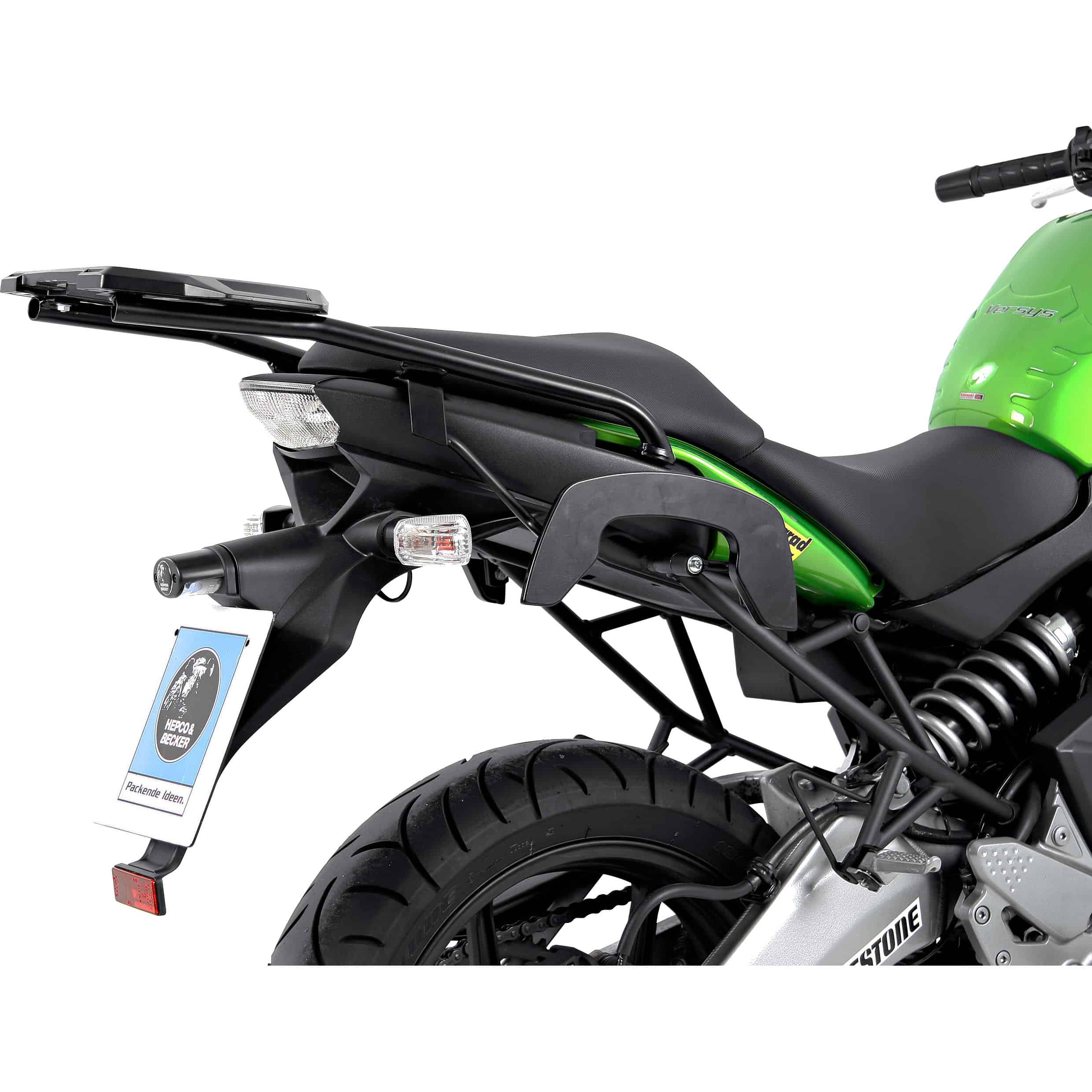 Hepco & Becker C-Bow Seitentaschenhalter schwarz für KLE 650 Versys 07-09 - Motorradzubehör - Motorradgepäck