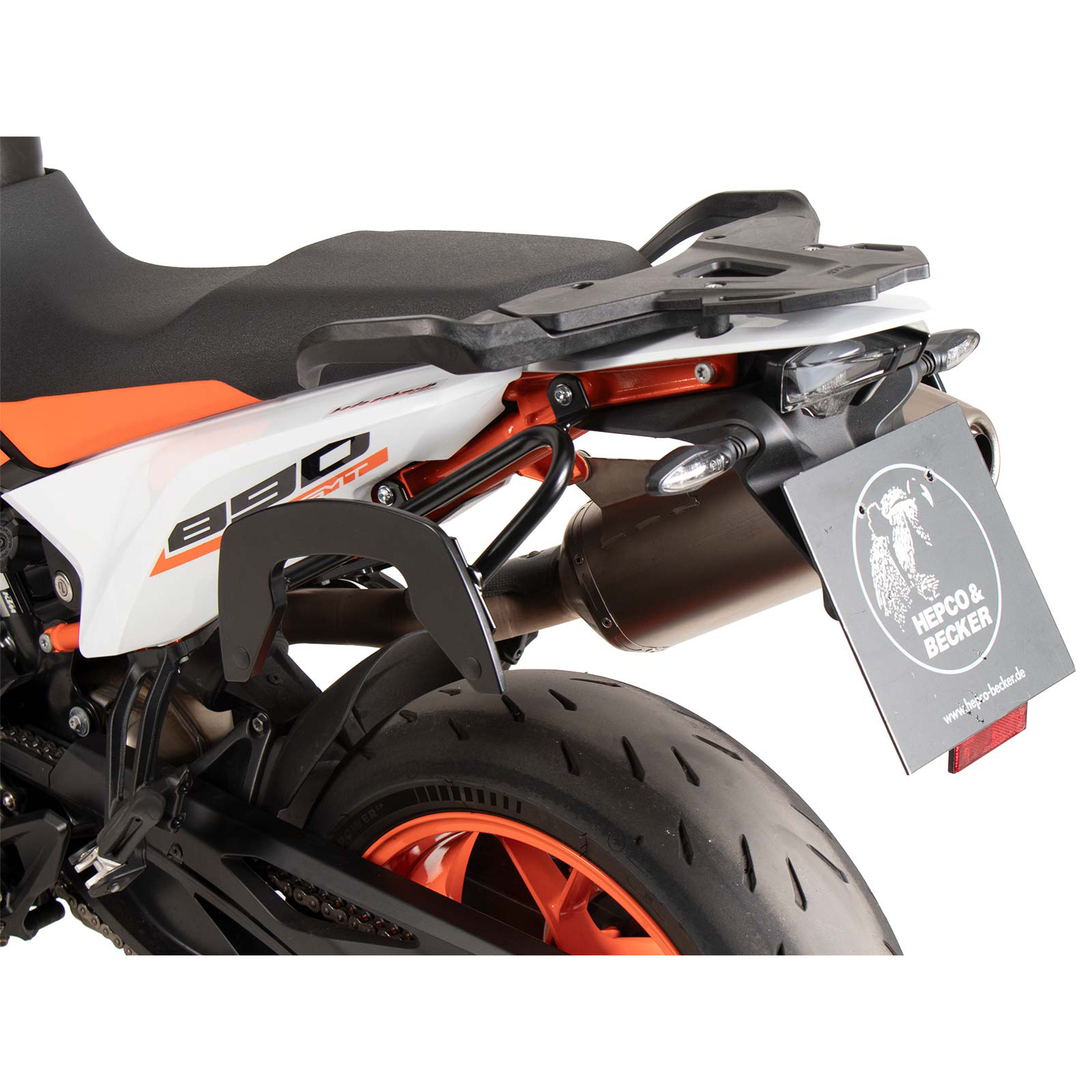 Hepco & Becker C-Bow Seitentaschenhalter schwarz für KTM 890 SMT - Motorradzubehör - Motorradgepäck