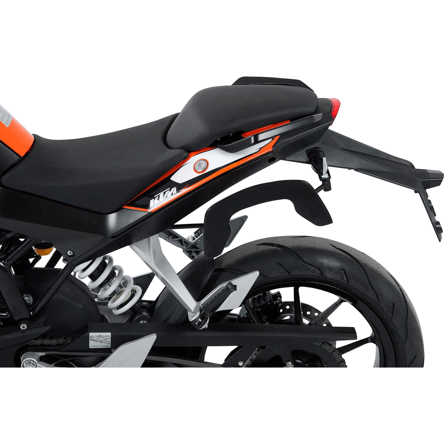 Hepco & Becker C-Bow Seitentaschenhalter schwarz für KTM Duke 125/200 11-16 - Motorradzubehör - Motorradgepäck