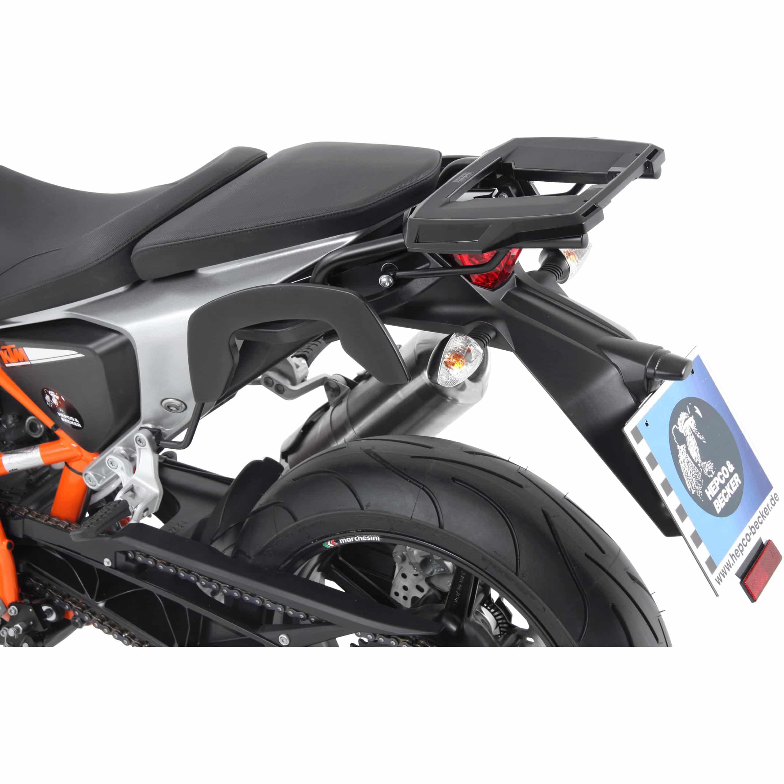 Hepco & Becker C-Bow Seitentaschenhalter schwarz für KTM Duke 390 2013-2016 - Motorradzubehör - Motorradgepäck