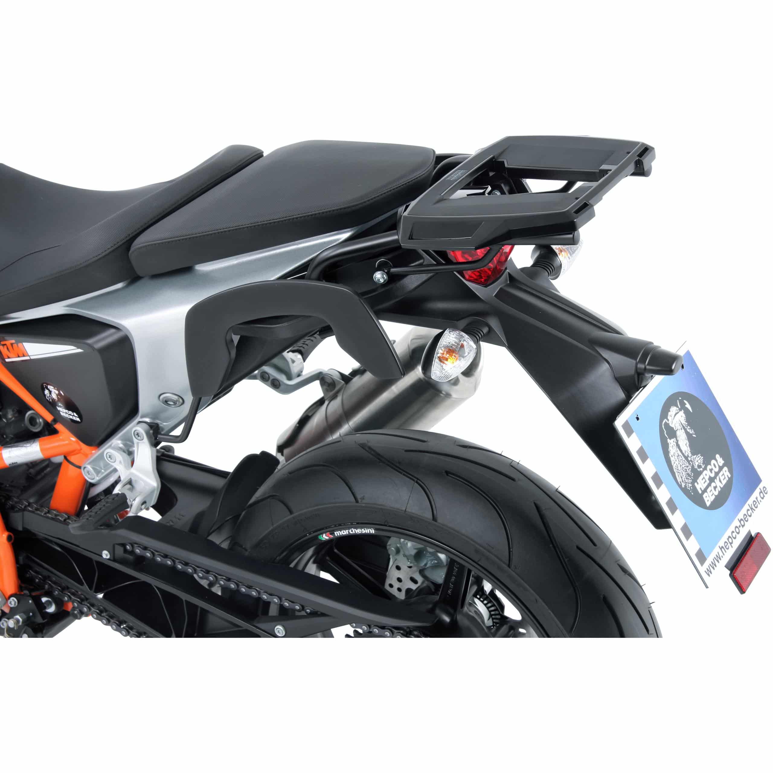 Hepco & Becker C-Bow Seitentaschenhalter schwarz für KTM Duke 690 2012-2019 - Motorradzubehör - Motorradgepäck