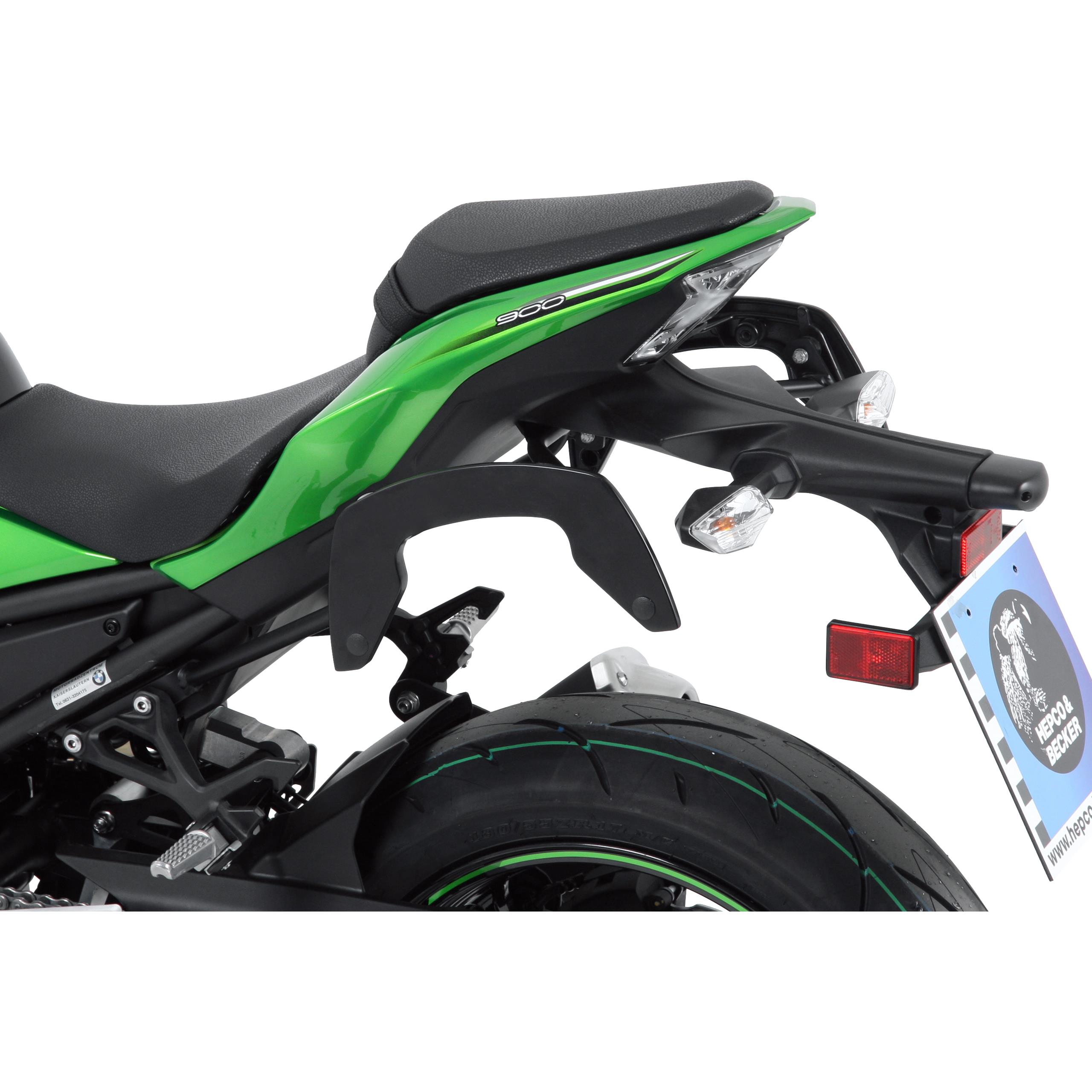 Hepco & Becker C-Bow Seitentaschenhalter schwarz für Kawa Z 900 2017-2024 - Motorradzubehör - Motorradgepäck