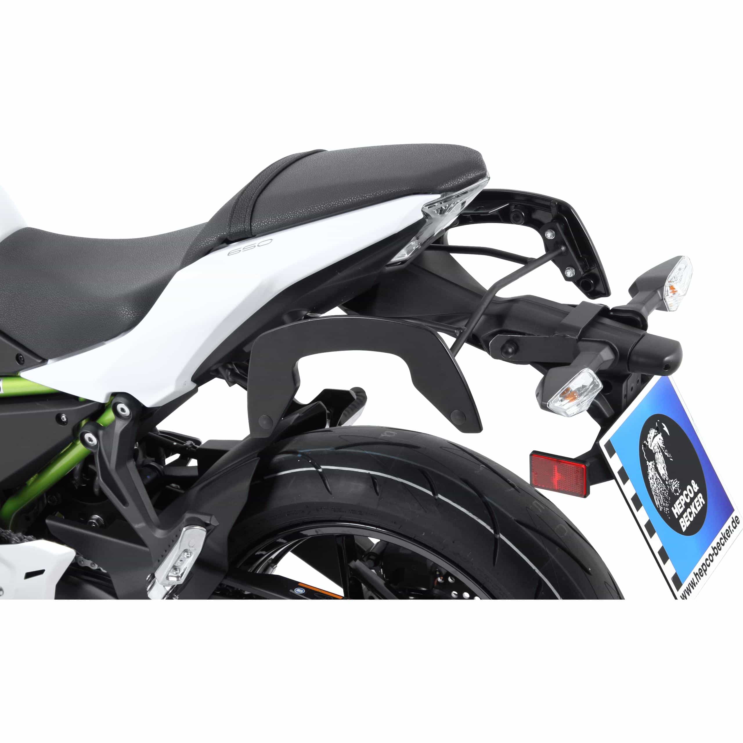 Hepco & Becker C-Bow Seitentaschenhalter schwarz für Kawasaki Z 650 2017- - Motorradzubehör - Motorradgepäck