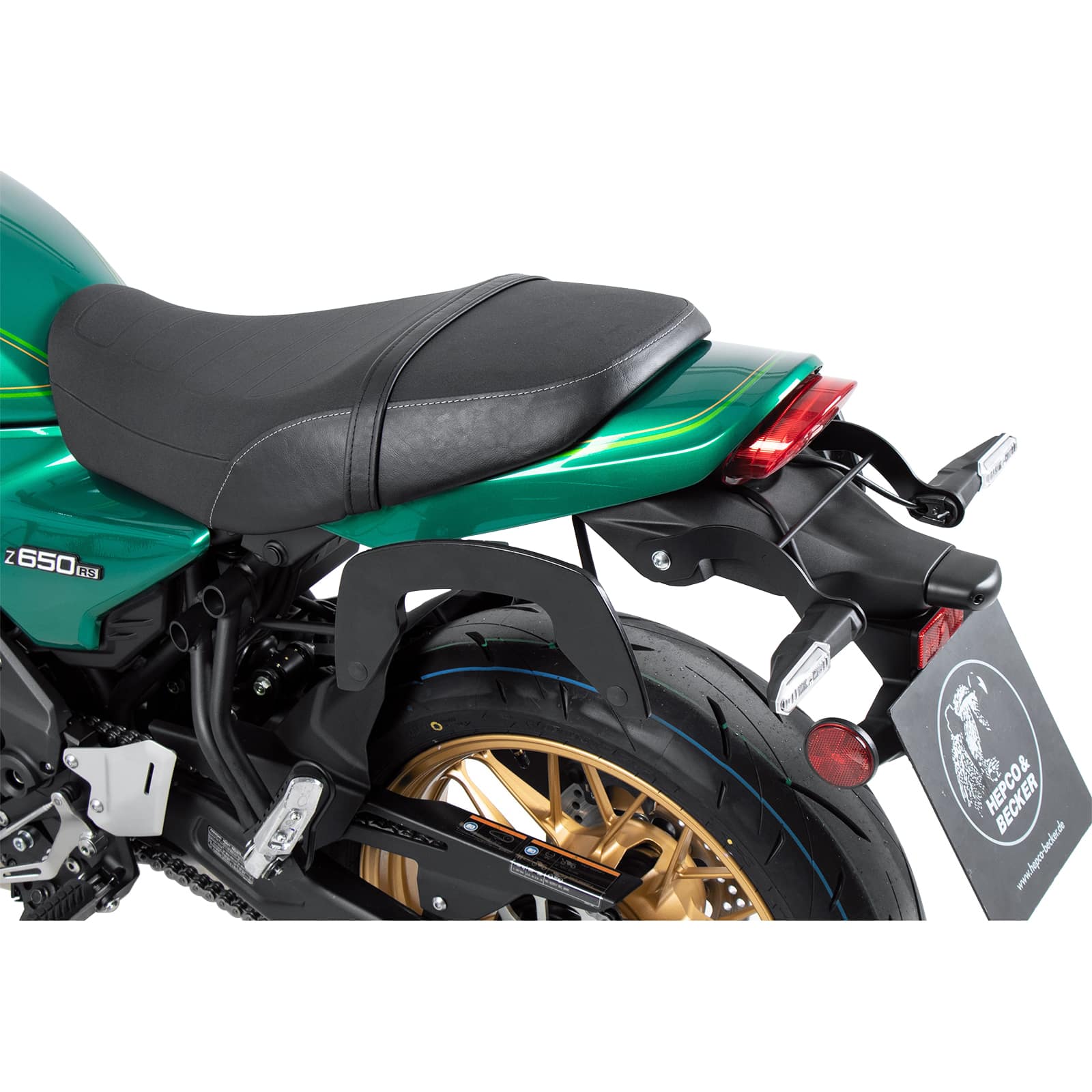 Hepco & Becker C-Bow Seitentaschenhalter schwarz für Kawasaki Z 650 RS - Motorradzubehör - Motorradgepäck