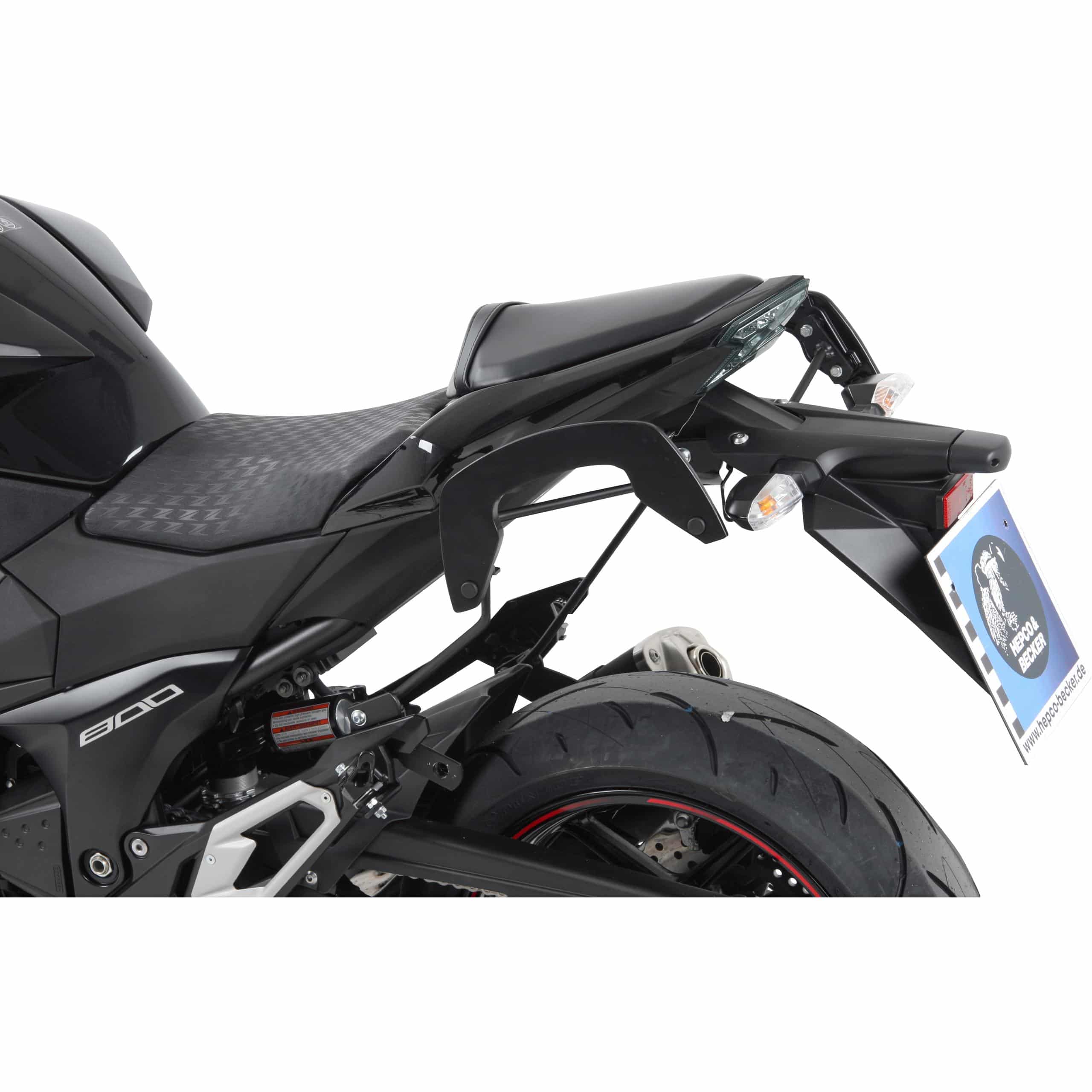 Hepco & Becker C-Bow Seitentaschenhalter schwarz für Kawasaki Z 800 /e - Motorradzubehör - Motorradgepäck