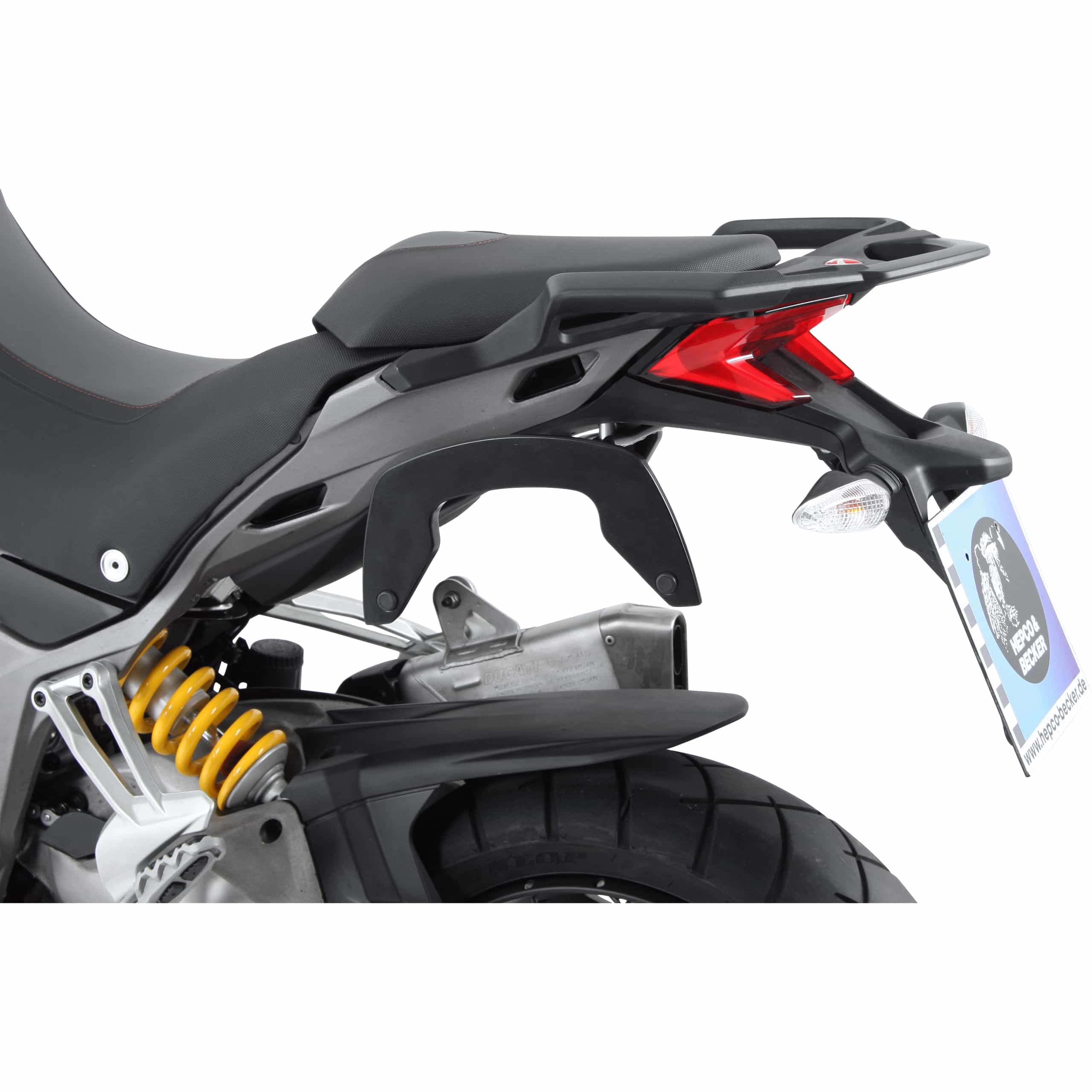 Hepco & Becker C-Bow Seitentaschenhalter schwarz für Multistrada 1260 Endur - Motorradzubehör - Motorradgepäck