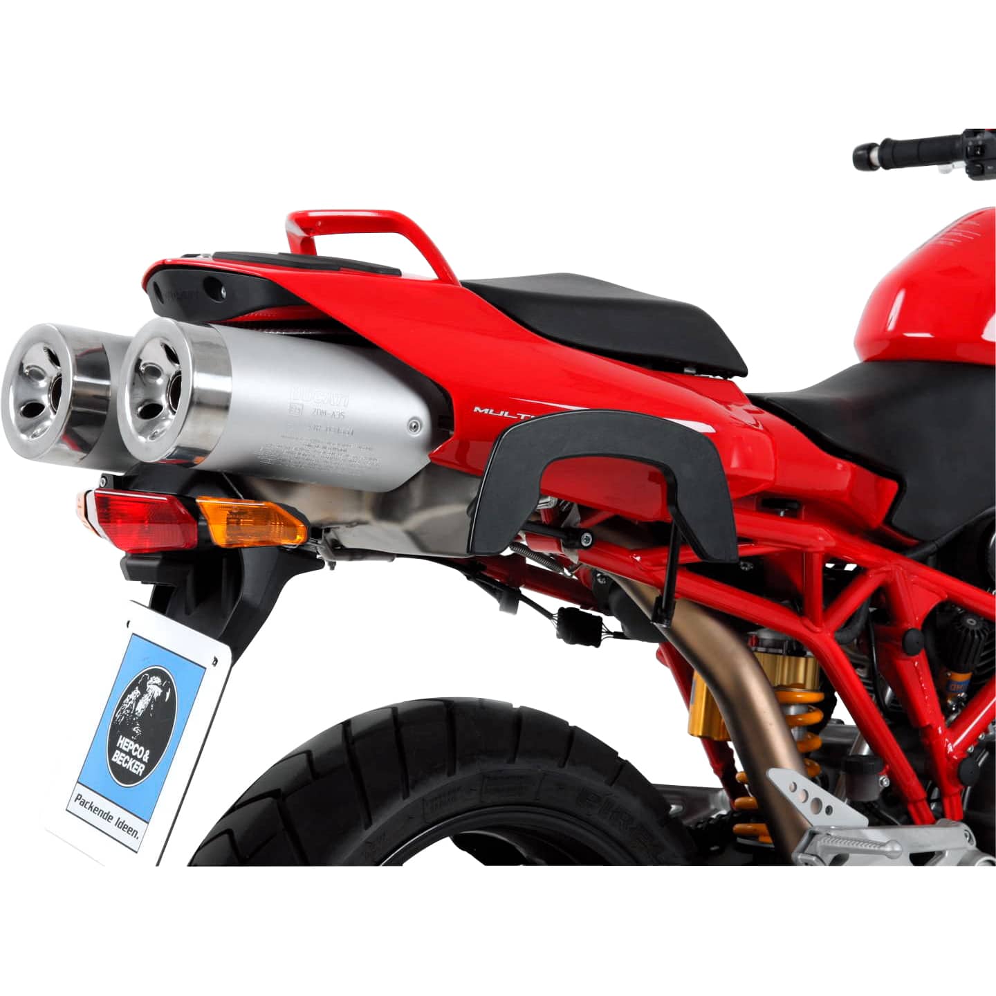 Hepco & Becker C-Bow Seitentaschenhalter schwarz für Multistrada 620-1100 - Motorradzubehör - Motorradgepäck