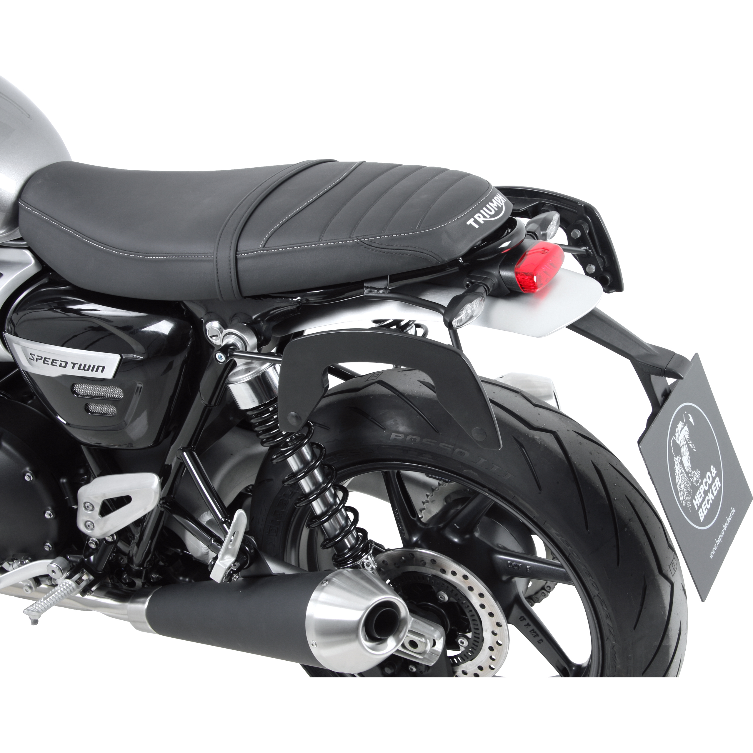 Hepco & Becker C-Bow Seitentaschenhalter schwarz für Speed Twin 1200 - Motorradzubehör - Motorradgepäck