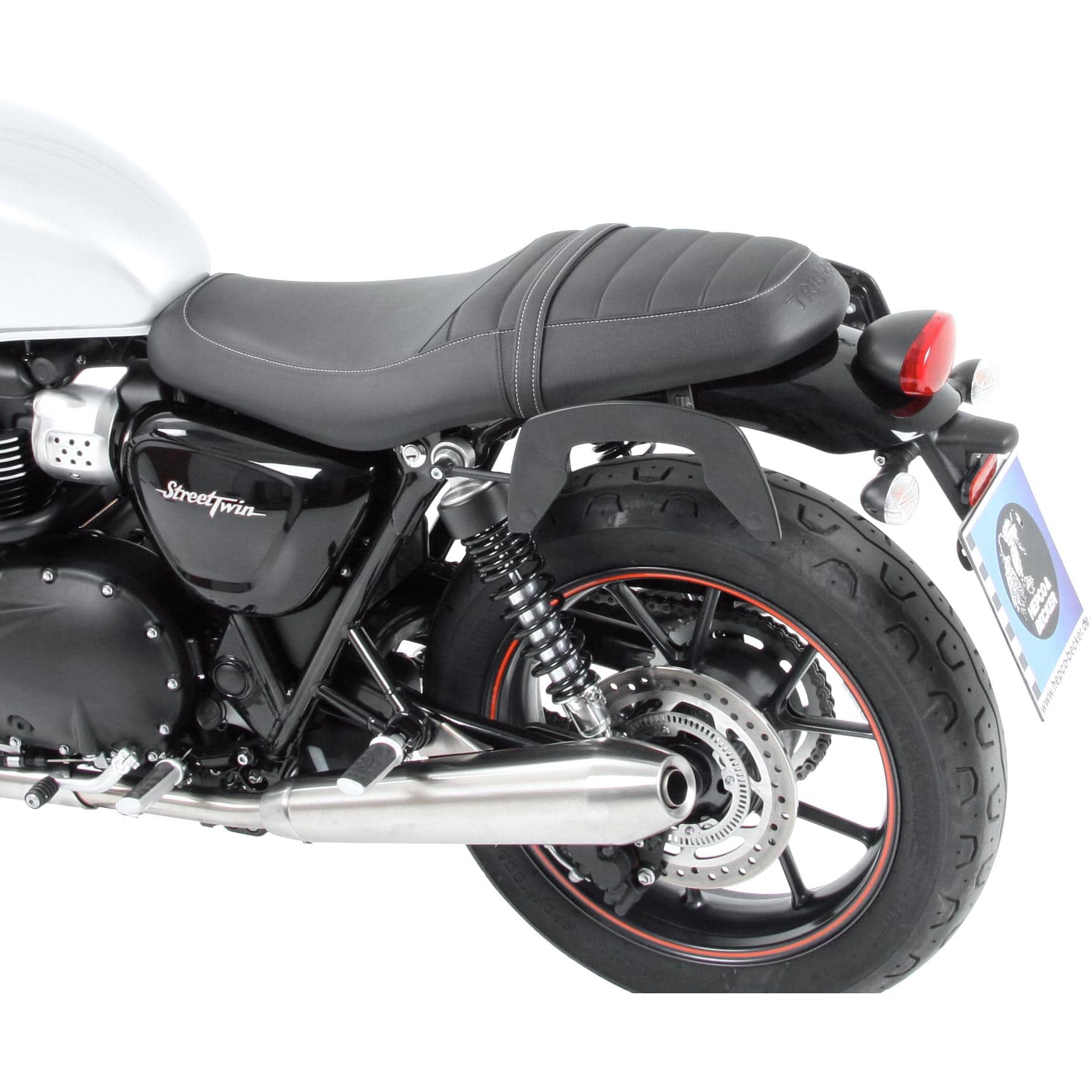 Hepco & Becker C-Bow Seitentaschenhalter schwarz für Street Twin 2016-2018 - Motorradzubehör - Motorradgepäck