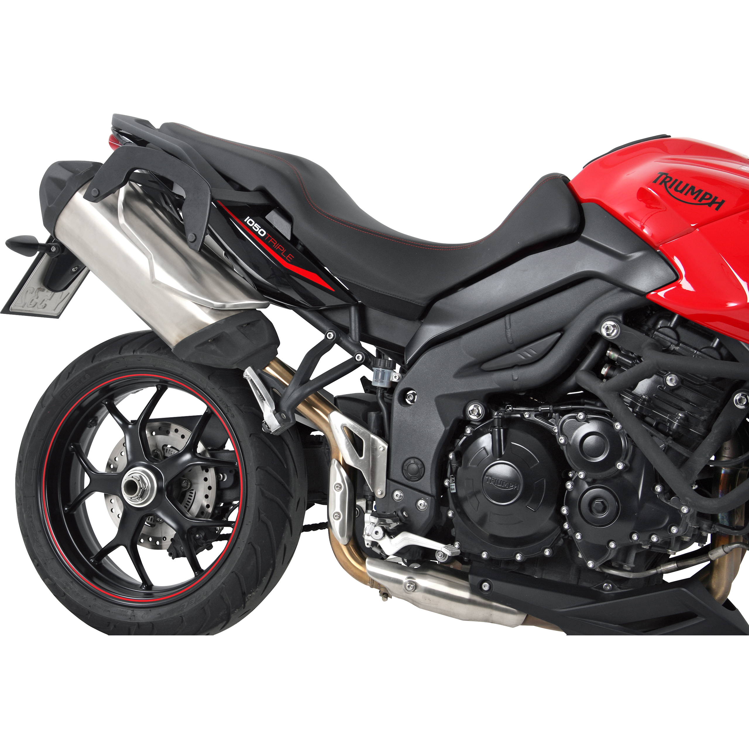 Hepco & Becker C-Bow Seitentaschenhalter schwarz für Tiger 1050 Sport 2013- - Motorradzubehör - Motorradgepäck