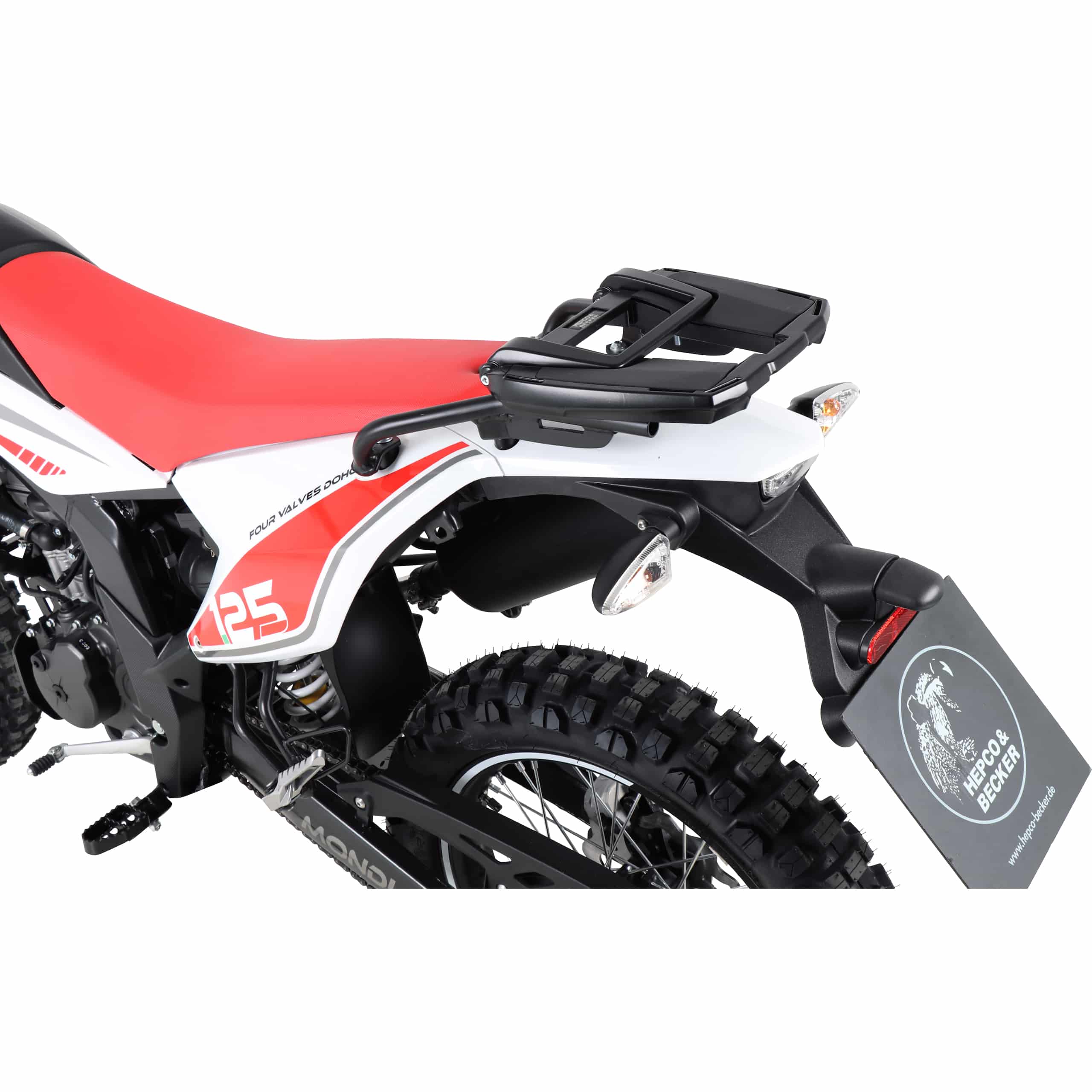Hepco & Becker Easyrack Gepäckträger schwarz für Mondial SMX 125 Enduro/Sup - Motorradzubehör - Motorradgepäck