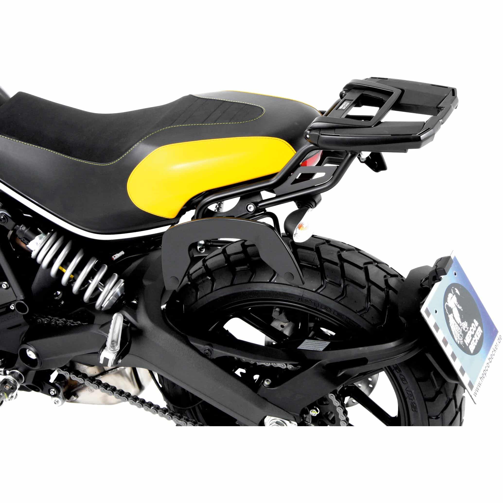 Hepco & Becker Easyrack Gepäckträger schwarz für Scrambler 800 2015-2018 - Motorradzubehör - Motorradgepäck