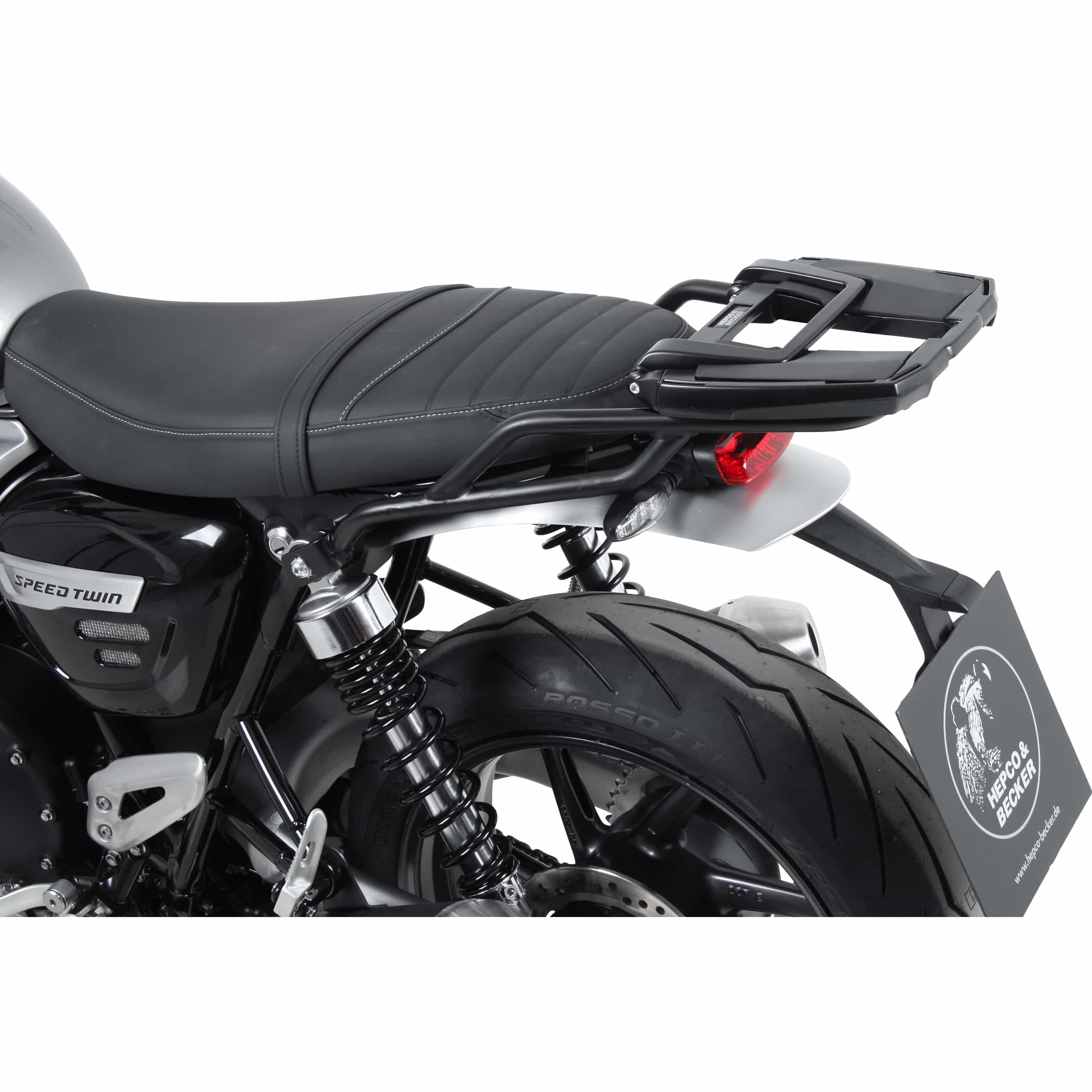 Hepco & Becker Easyrack Gepäckträger schwarz für Triumph Speed Twin 1200 - Motorradzubehör - Motorradgepäck