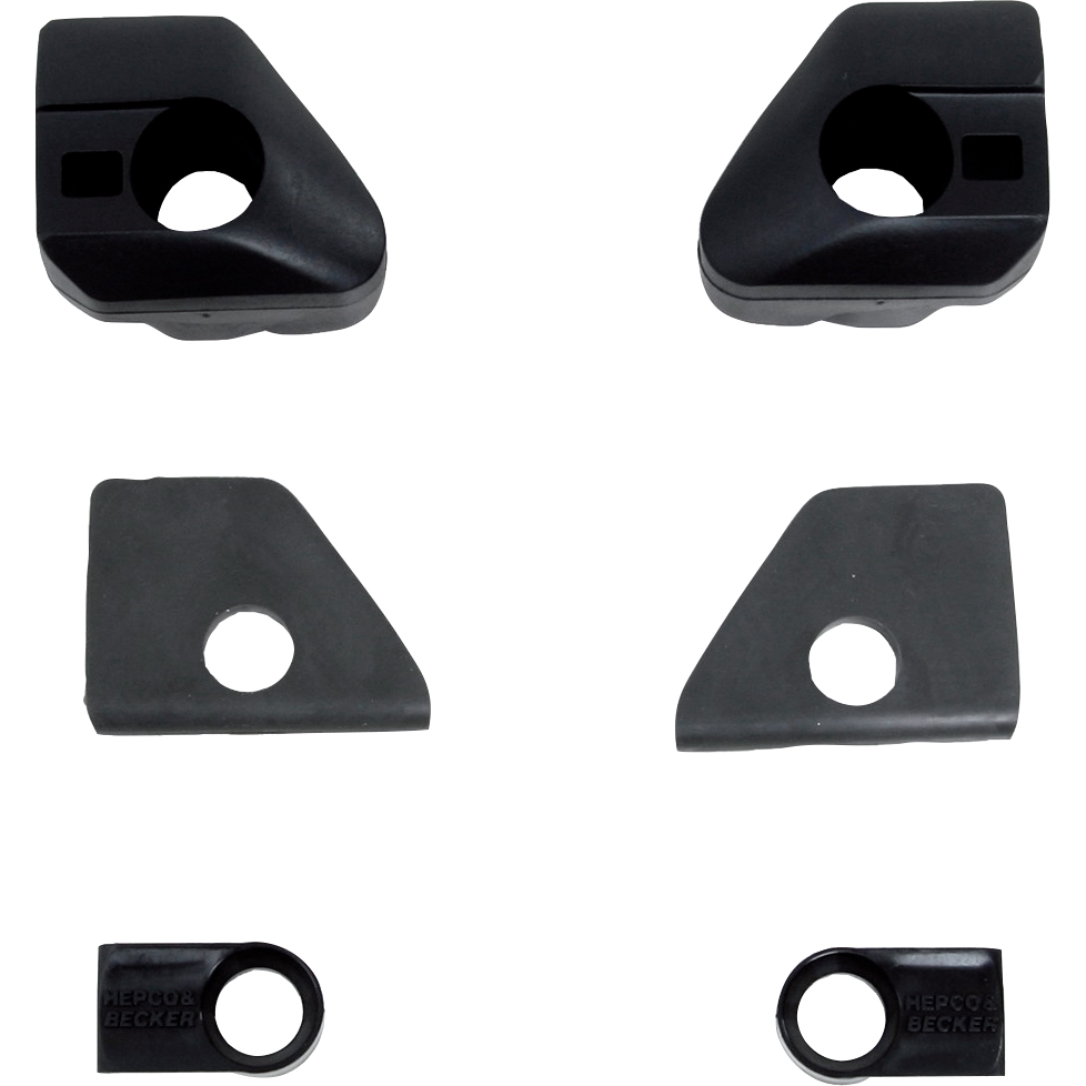 Hepco & Becker Ersatzteil 5070001 Padpaar schwarz - Motorradzubehör - Motorradgepäck