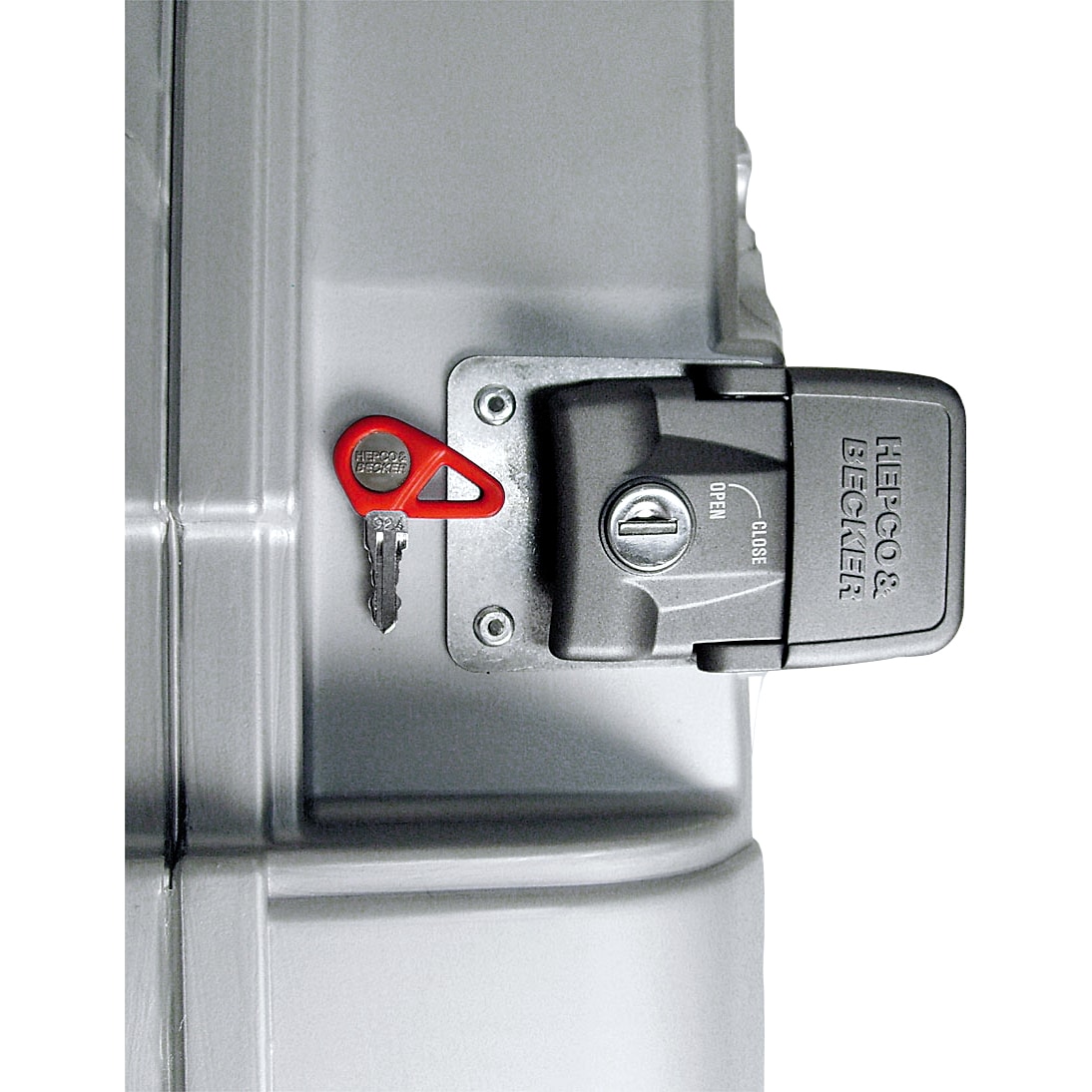 Hepco & Becker Ersatzteil Krallschloss Koffer an Träger silber SN924 - Motorradzubehör - Motorradgepäck
