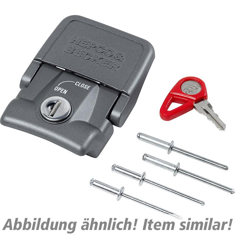 Hepco & Becker Ersatzteil Krallschloss Topcase an Träger schwarz SN907 - Motorradzubehör - Motorradgepäck
