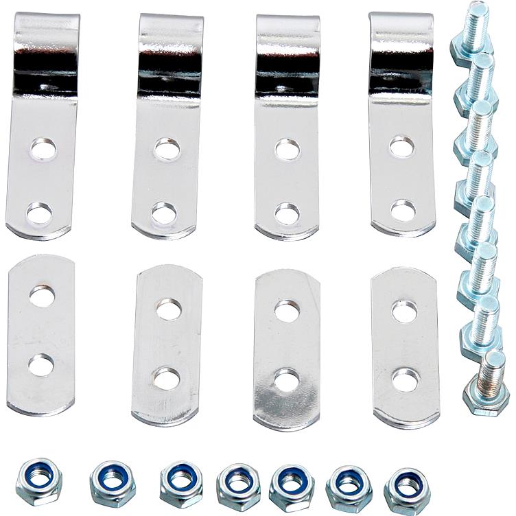 Hepco & Becker Festmontage-Kit für H&B-Lederpacktasche (1 Seite) - Motorradzubehör - Motorradgepäck