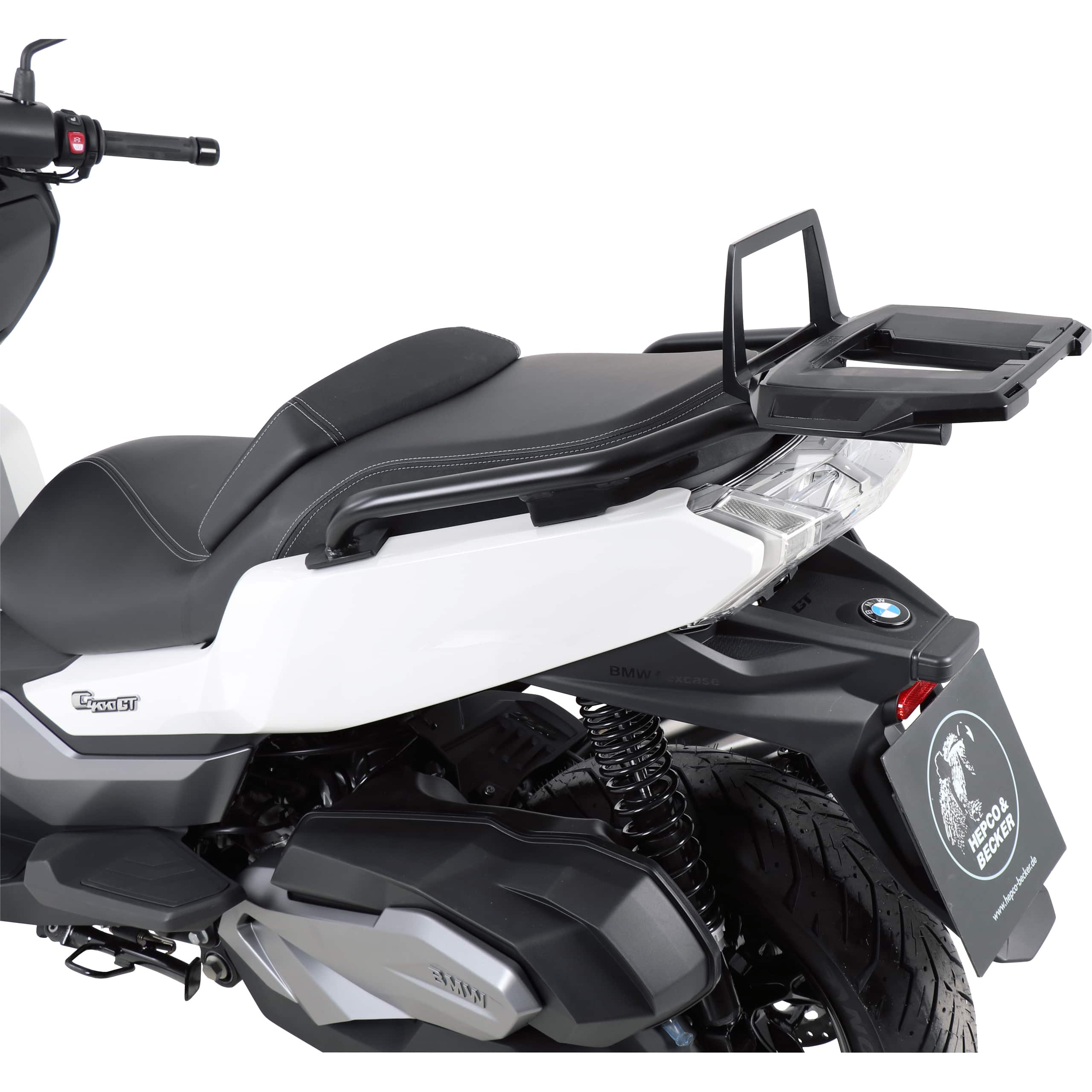 Hepco & Becker Gepäckbrücke Alurack schwarz für BMW C 400 GT 2019-2024 - Motorradzubehör - Motorradgepäck