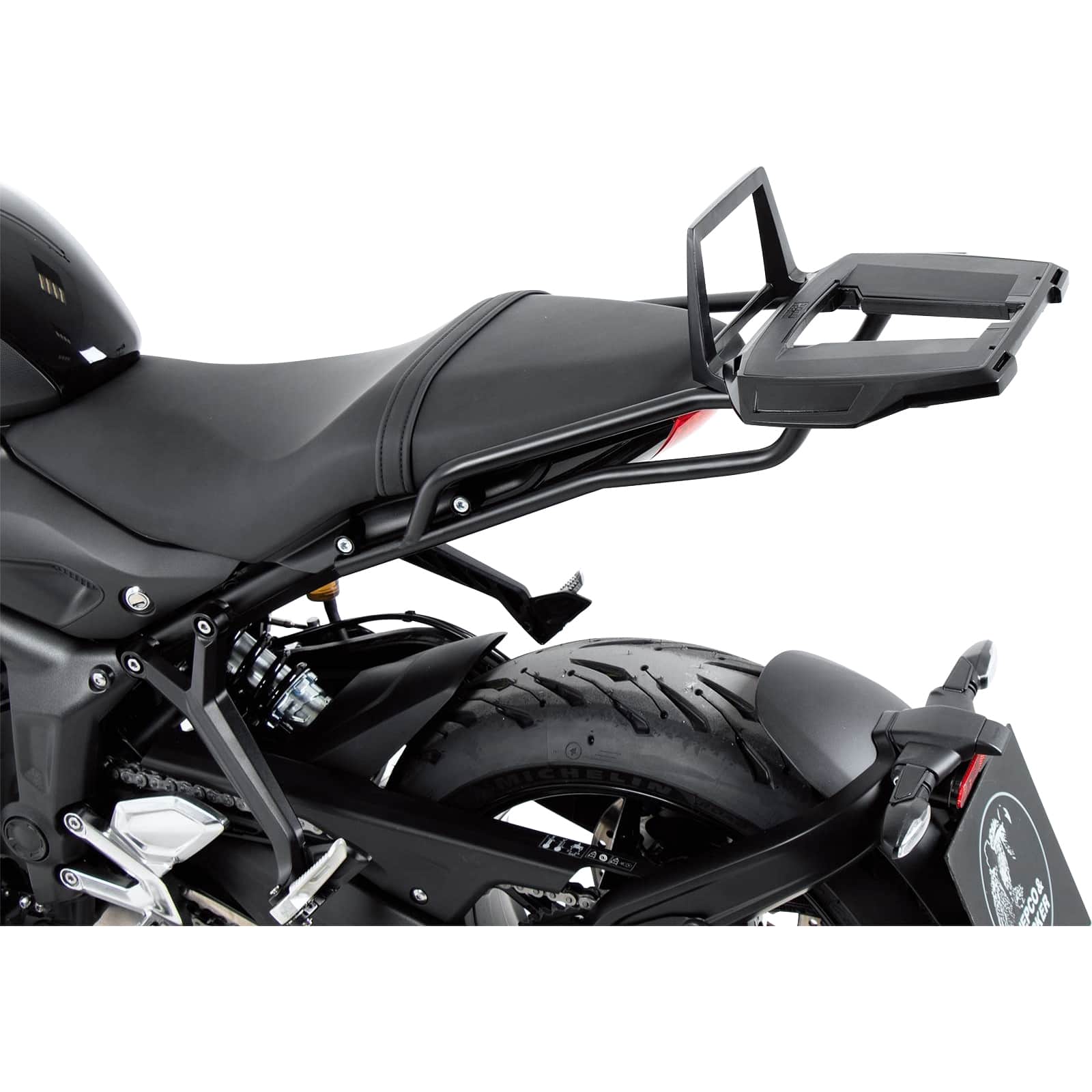 Hepco & Becker Gepäckbrücke Alurack schwarz für Trident 660 2021-2024 - Motorradzubehör - Motorradgepäck
