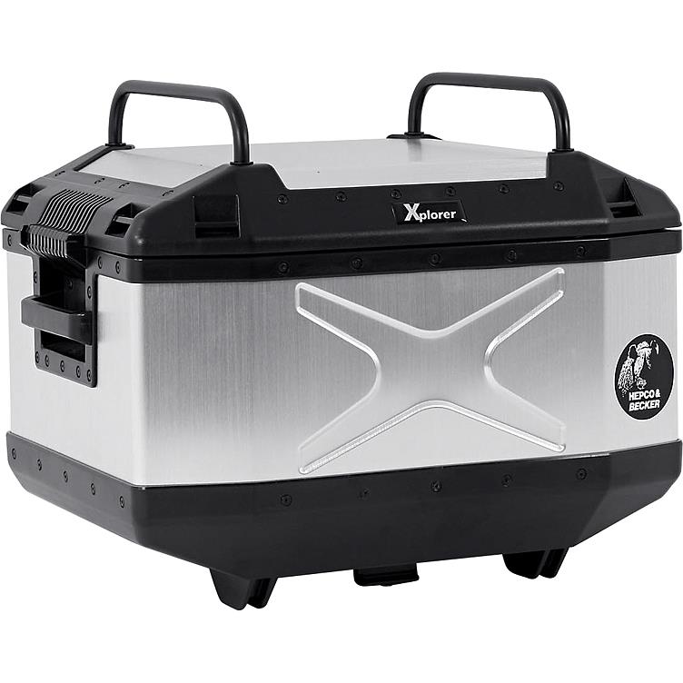 Hepco & Becker Gepäckreling Paar 610093 00 01 schwarz für Topcase Xplorer - Motorradzubehör - Motorradgepäck