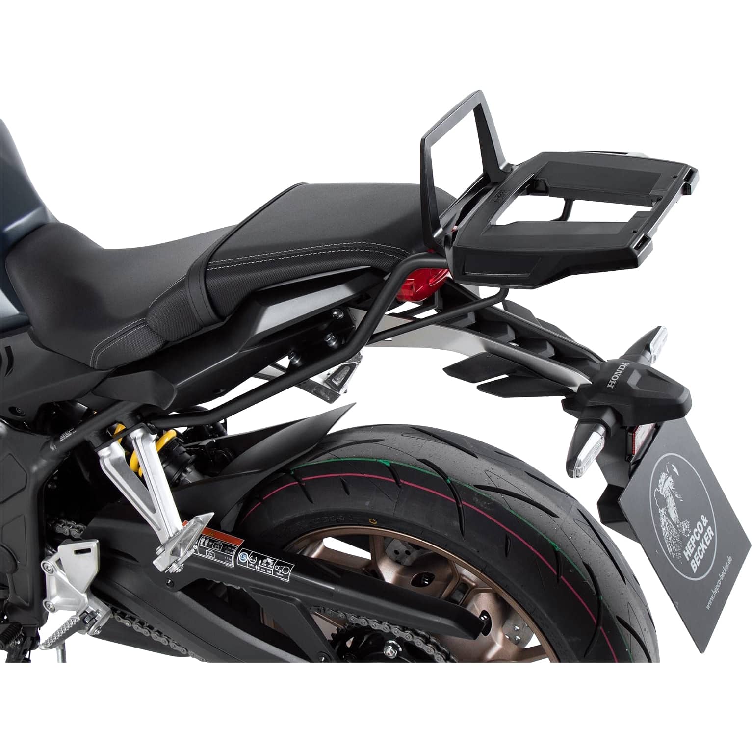 Hepco & Becker Gepäckträger Alurack schwarz für Honda CB 650 R 2021- - Motorradzubehör - Motorradgepäck
