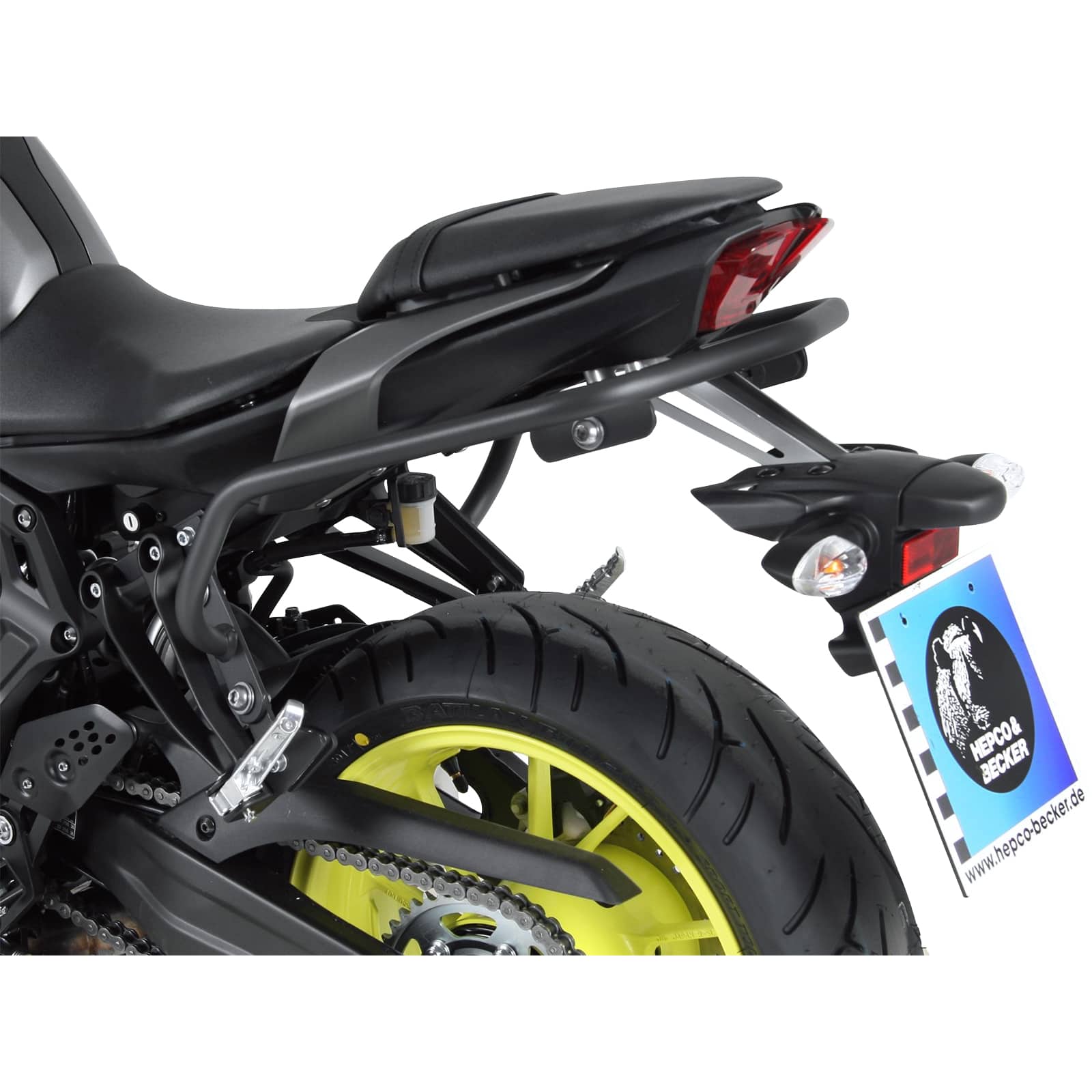 Hepco & Becker Heckschutzbügel Lock-it anthrazit für Yamaha MT-07 2021-2024 - Motorradteile & Ersatzteile - Anbauteile