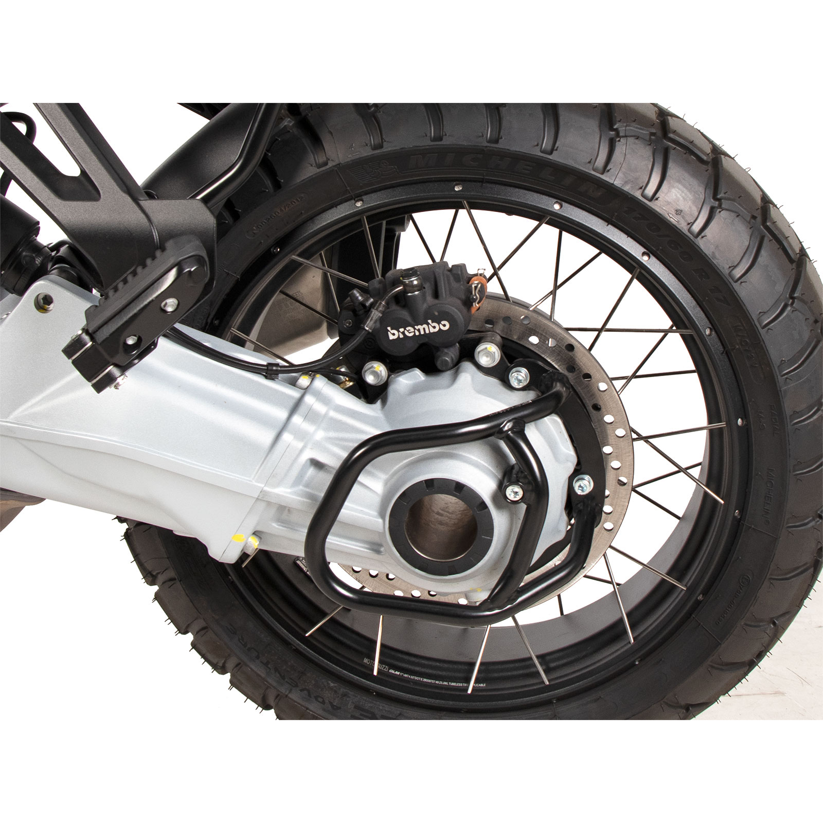 Hepco & Becker Kardanschutzbügel schwarz für Moto Guzzi Stelvio 1000 - Motorradteile & Ersatzteile - Anbauteile