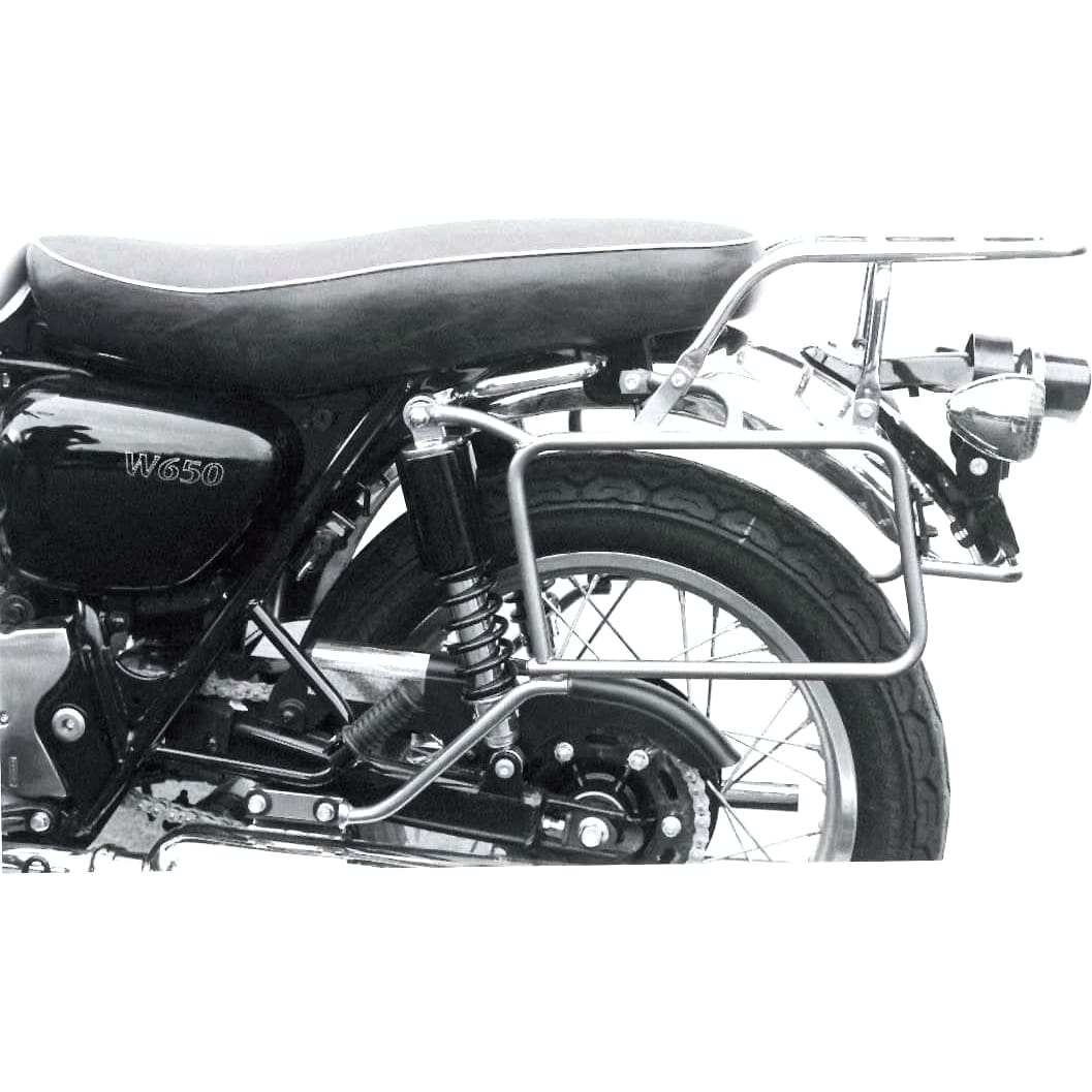 Hepco & Becker Komplett-Kofferträger chrom für Kawasaki W 650/800 1998-2016 - Motorradzubehör - Motorradgepäck