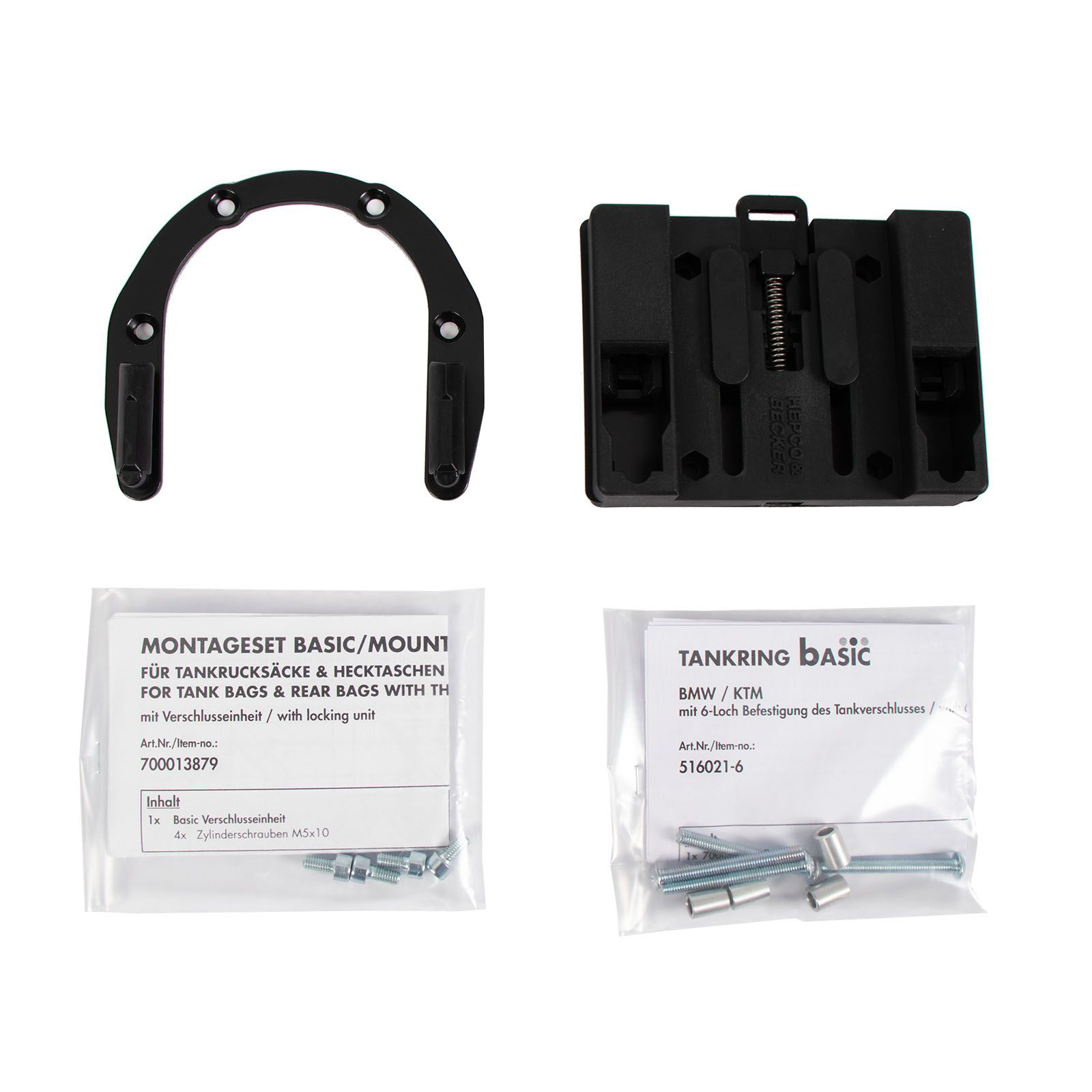 Hepco & Becker Lock-it Tankring Basic für BMW F 800 GS 2024- - Motorradzubehör - Motorradgepäck