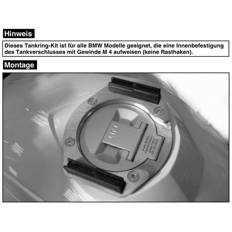 Hepco & Becker Lock-it Tankring Basic für BMW S 1000 RR 2016-2018 - Motorradzubehör - Motorradgepäck