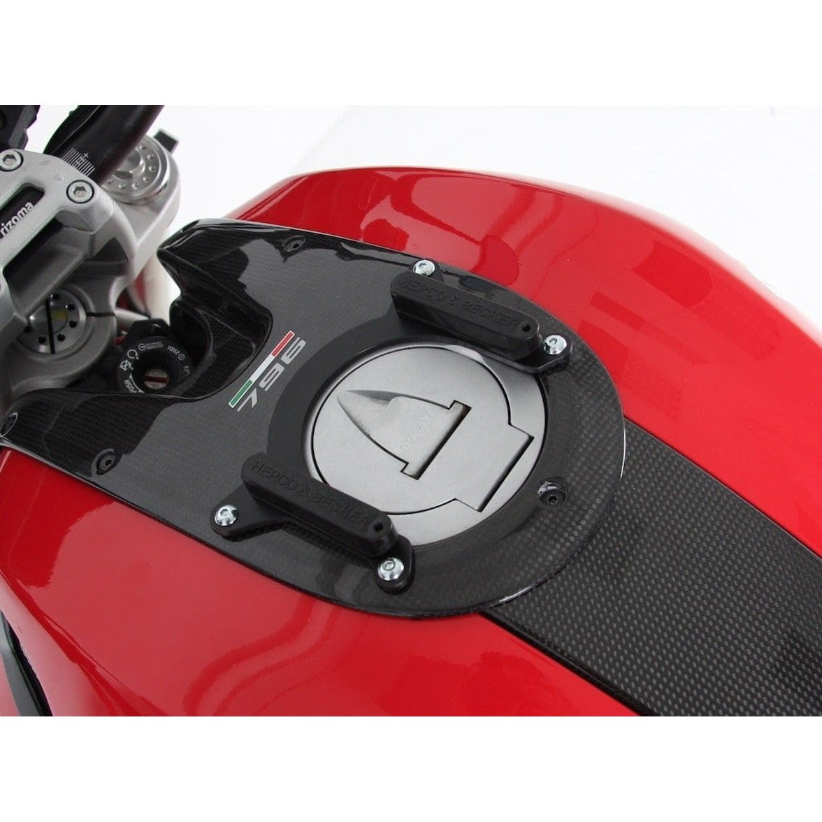 Hepco & Becker Lock-it Tankring Basic für Ducati Monster 1100 2009-2010 - Motorradzubehör - Motorradgepäck