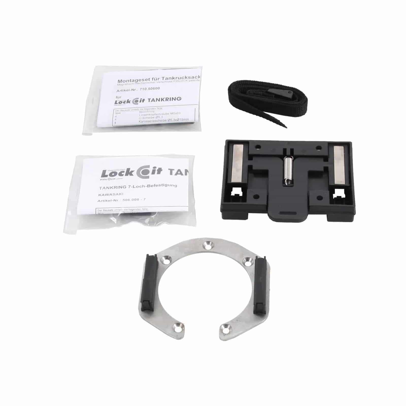 Hepco & Becker Lock-it Tankring Basic für Kawasaki GPZ 500 S 1994-2003 - Motorradzubehör - Motorradgepäck