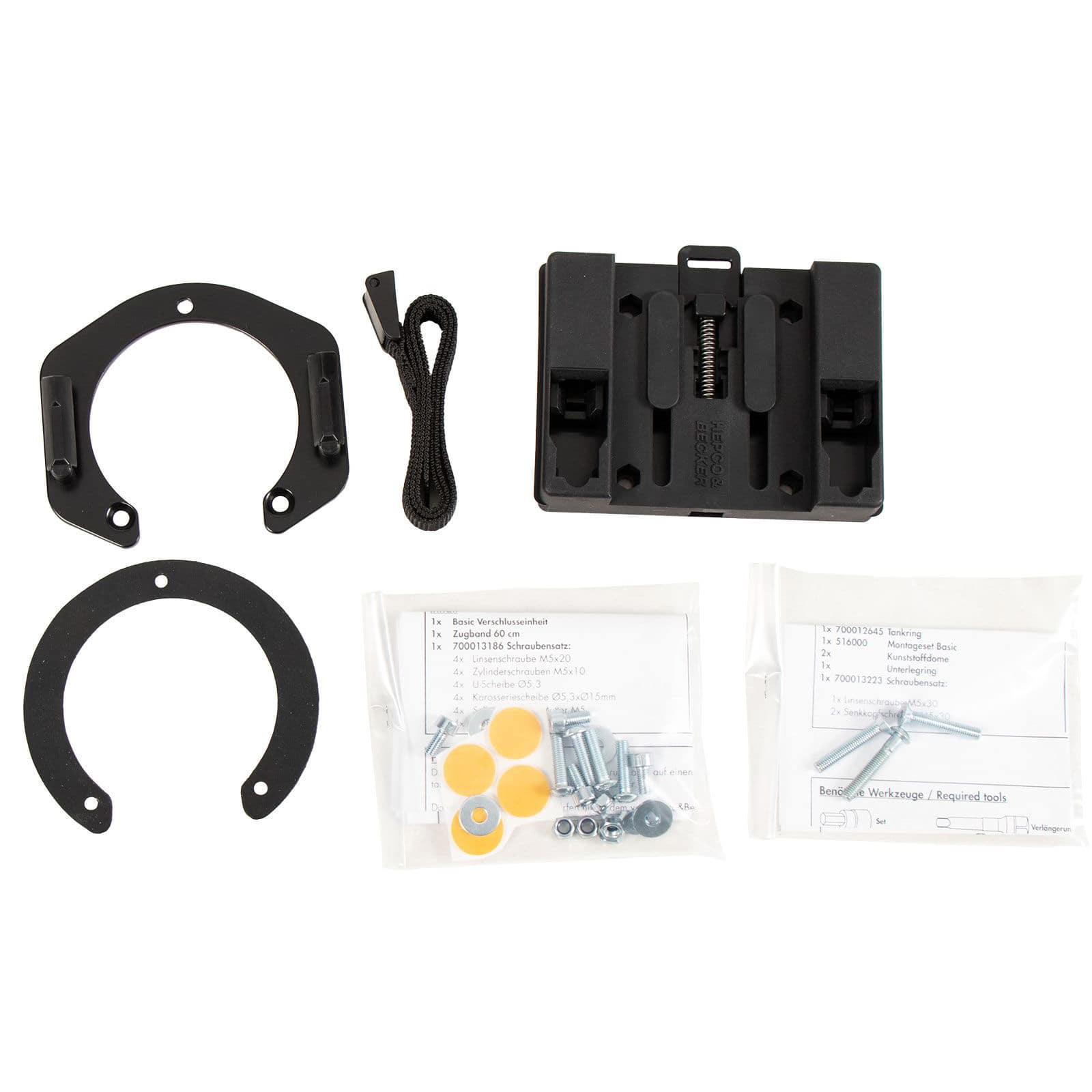 Hepco & Becker Lock-it Tankring Basic für Suzuki GSX-R 1000 2005-2008 - Motorradzubehör - Motorradgepäck