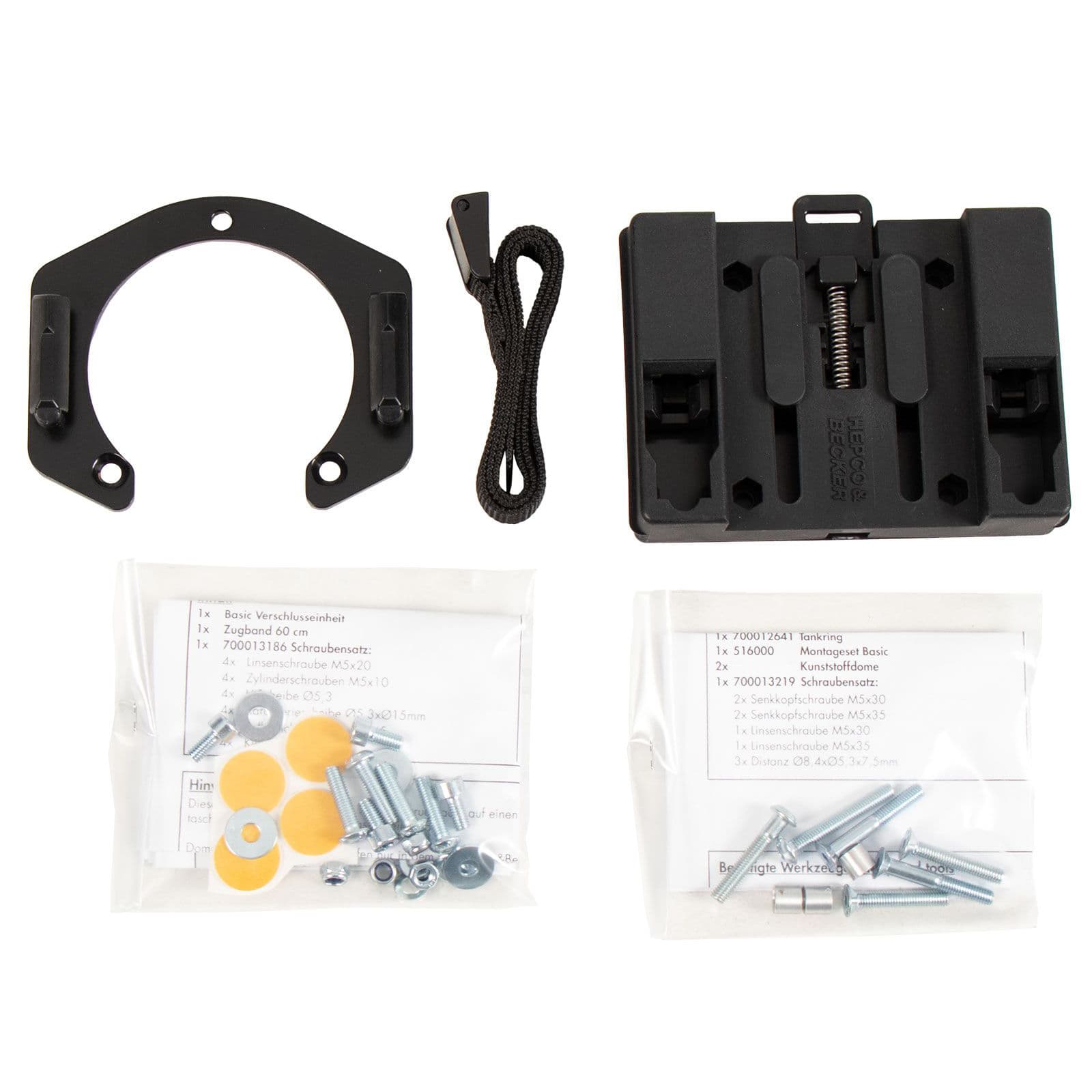 Hepco & Becker Lock-it Tankring Basic für Yamaha Tracer 900 /GT 2018-2020 - Motorradzubehör - Motorradgepäck